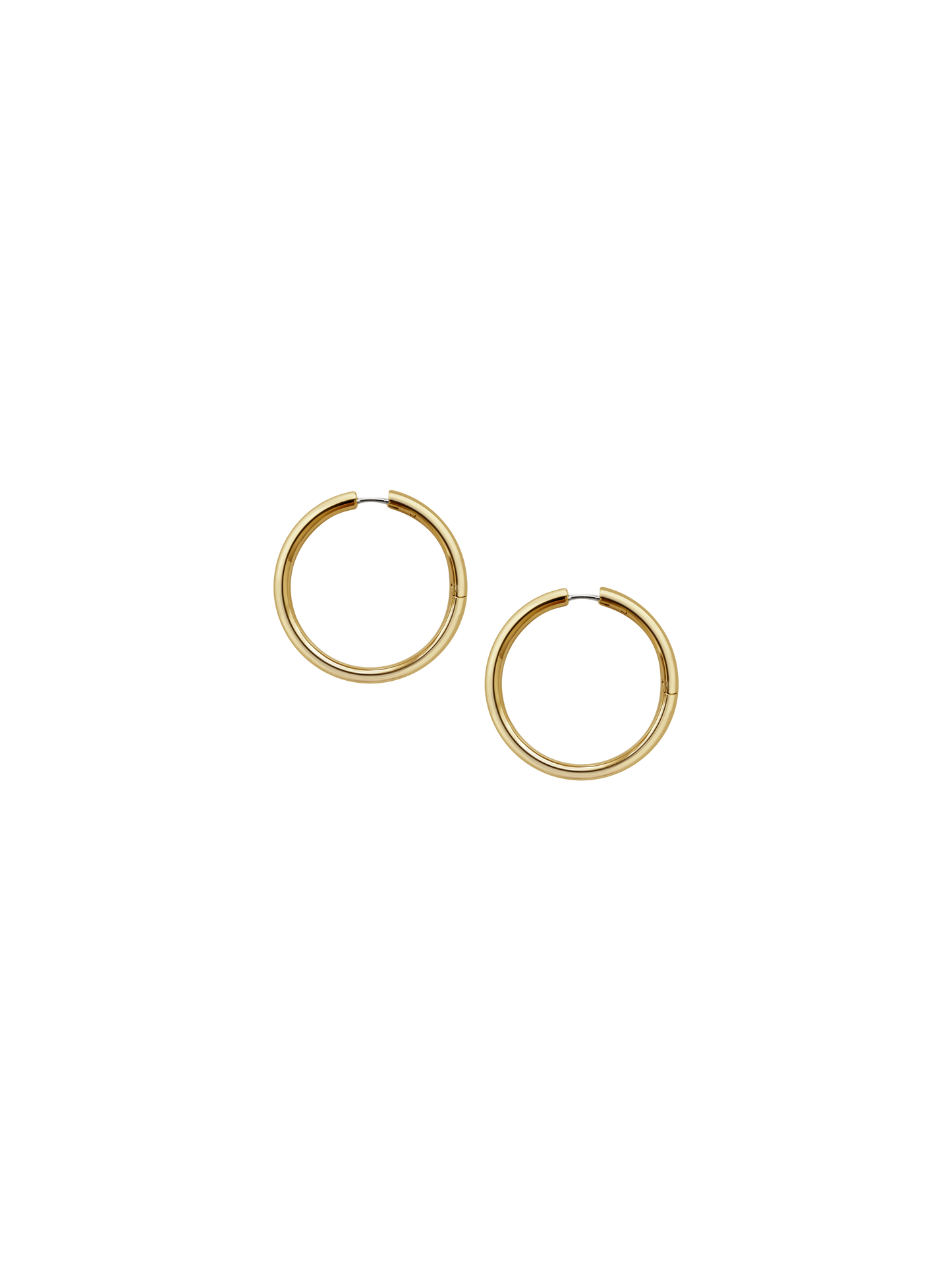 Laura Lombardi gold Medium Seamless Hoops