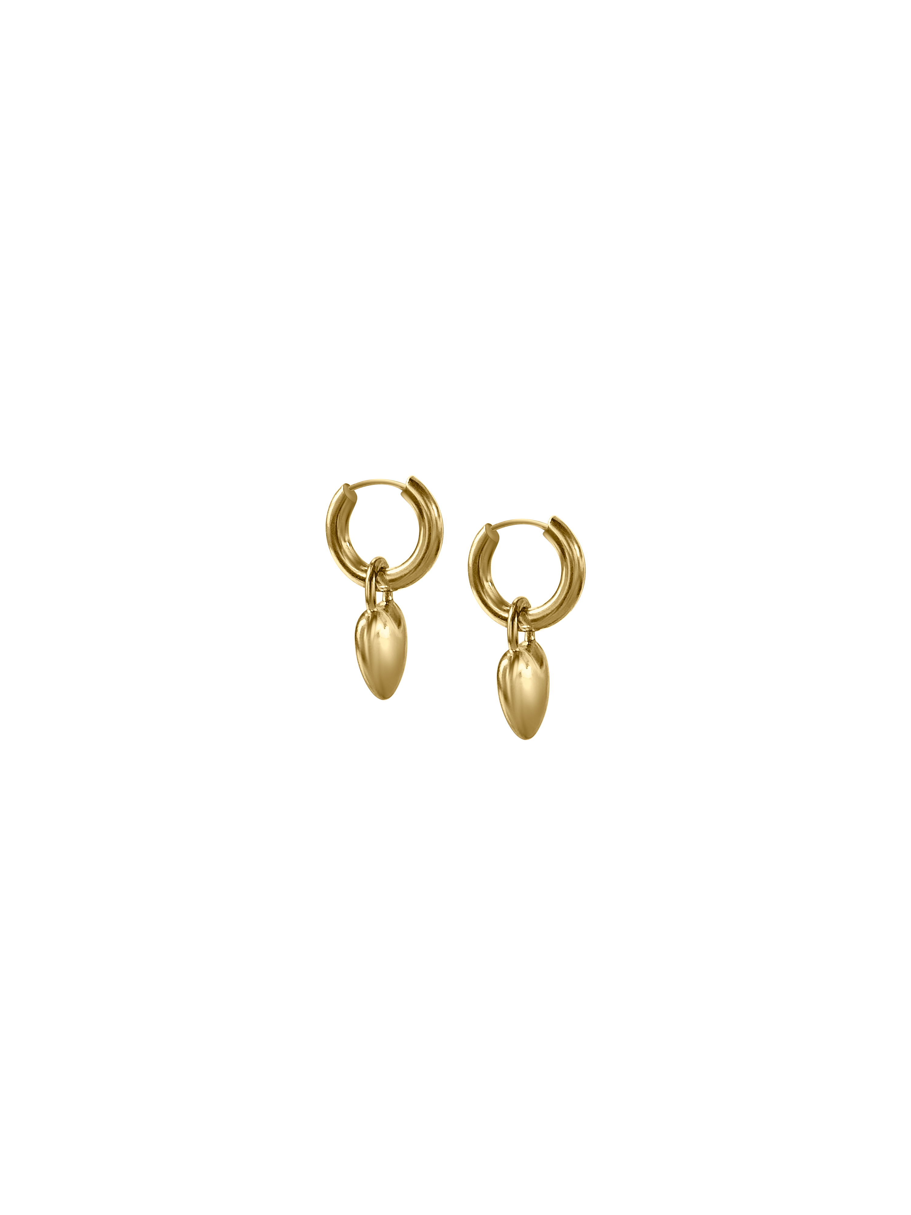 Laura Lombardi gold Mini Amorina Earrings