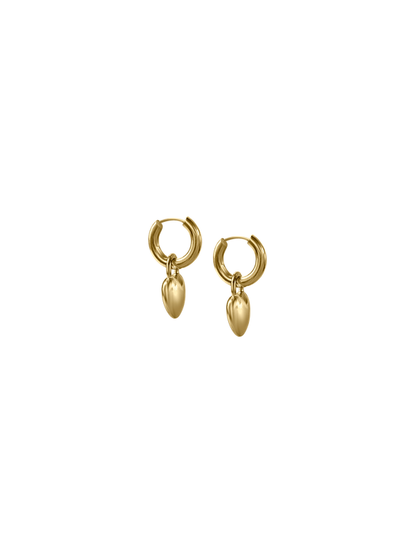 Laura Lombardi gold Mini Amorina Earrings