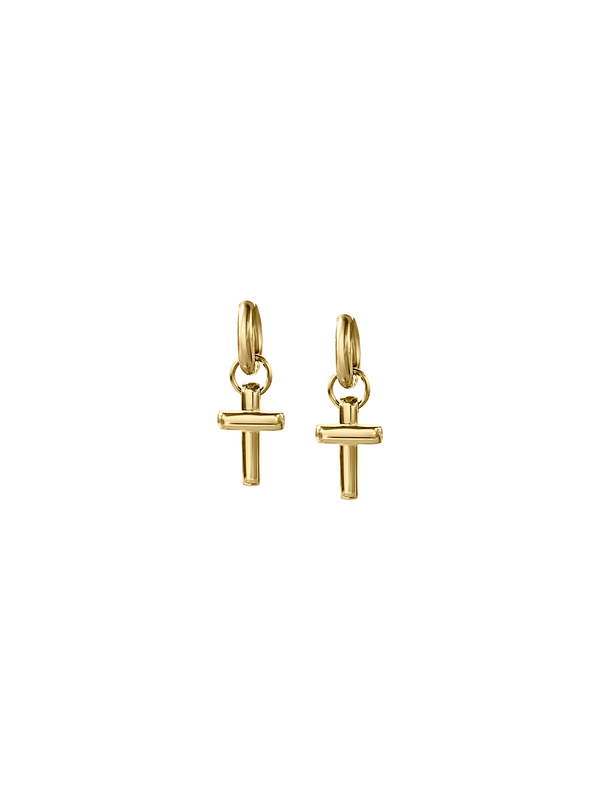 Laura Lombardi gold Mini Cecilia Earrings