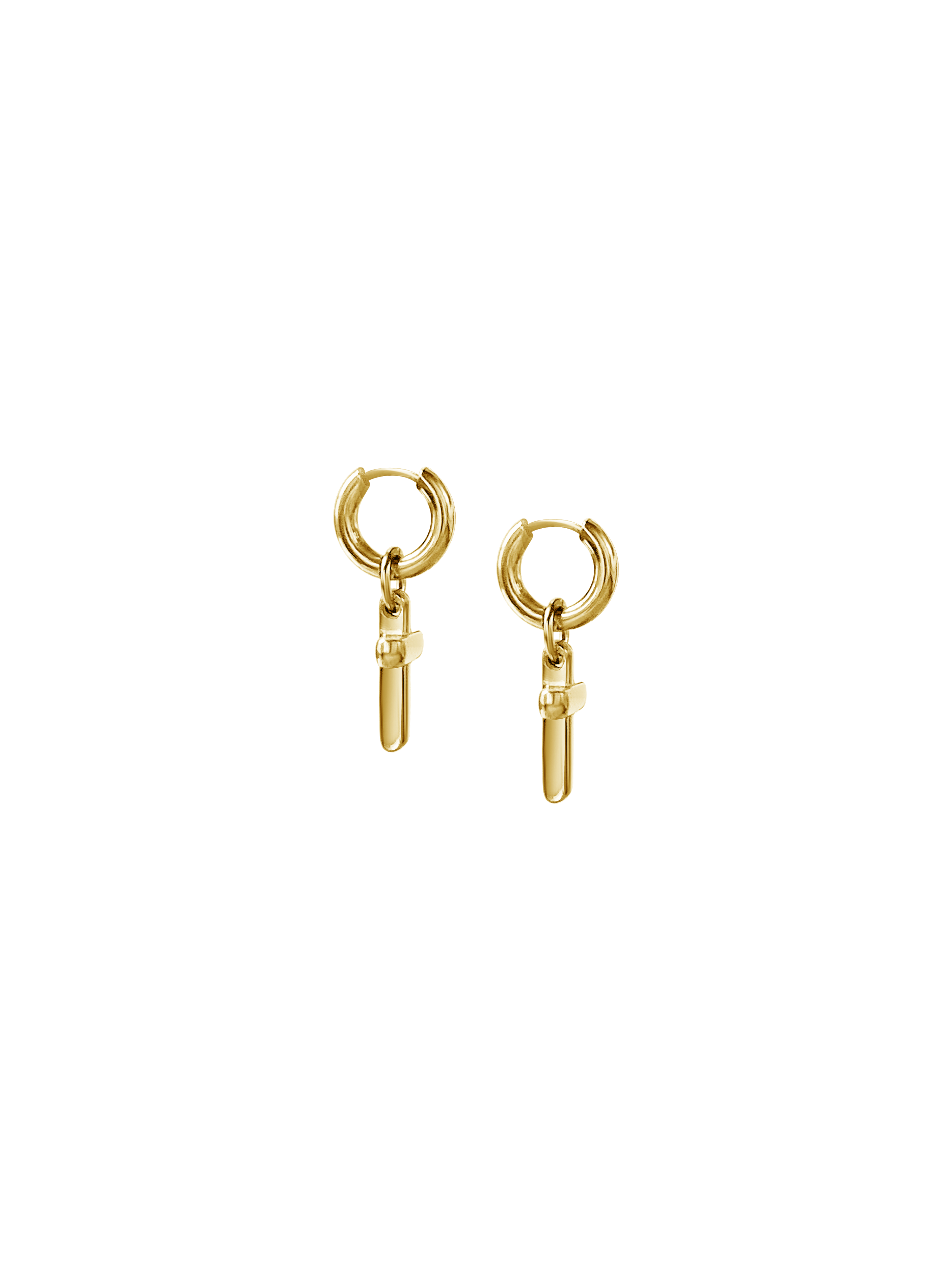 Laura Lombardi gold Mini Cecilia Earrings