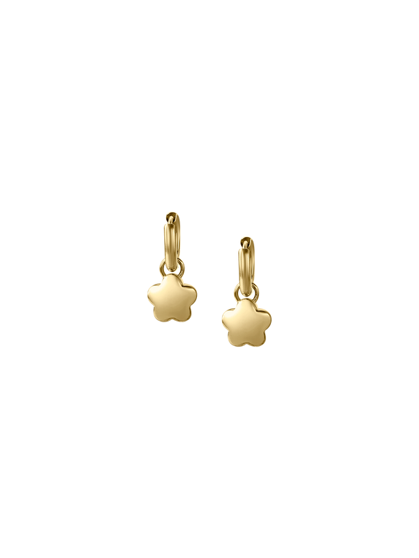 Laura Lombardi gold Mini Fiorella Earrings