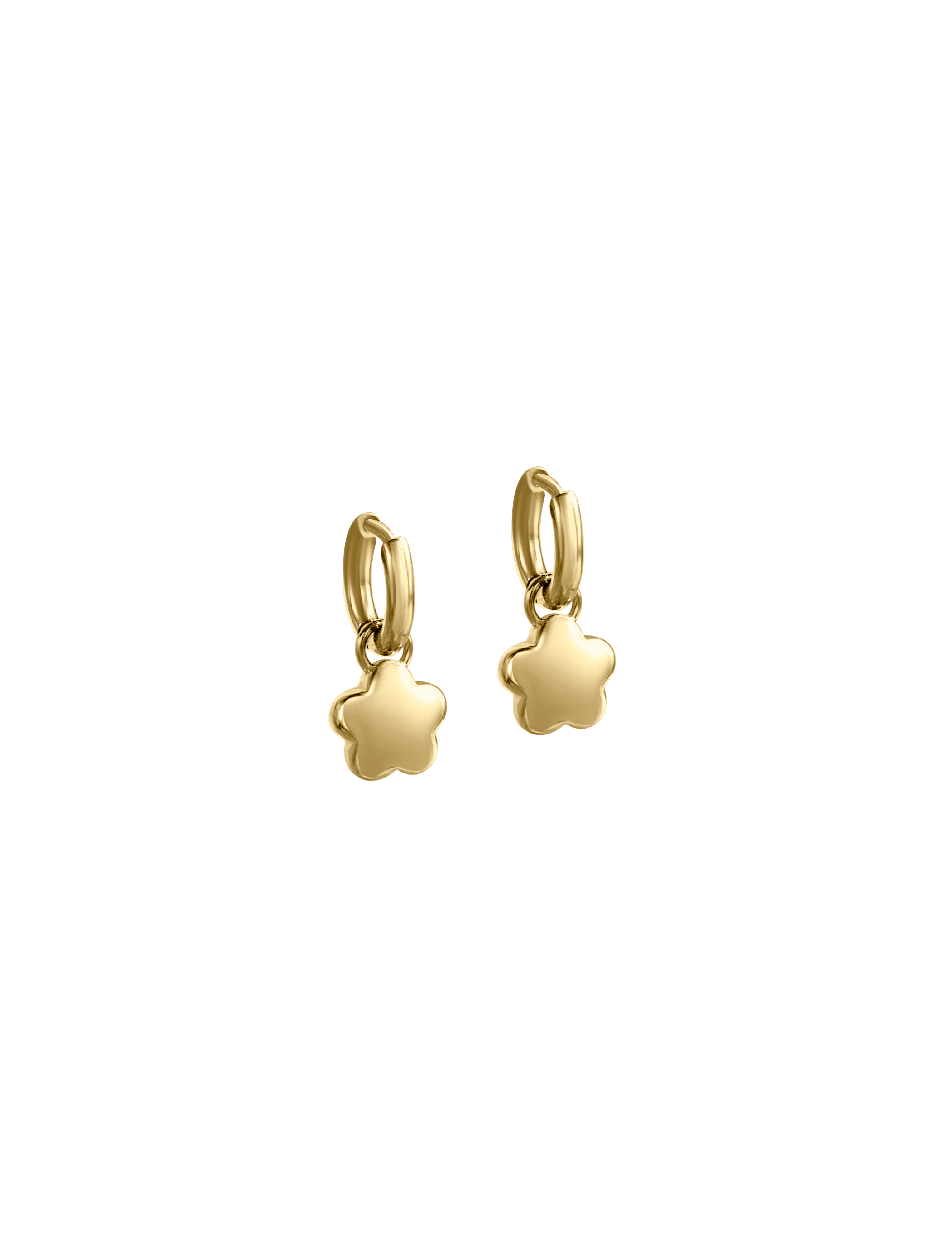 Laura Lombardi gold Mini Fiorella Earrings