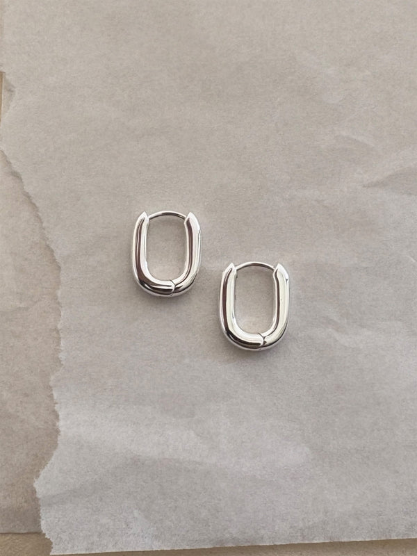 Laura Lombardi Silver Mini Fissa Hoops