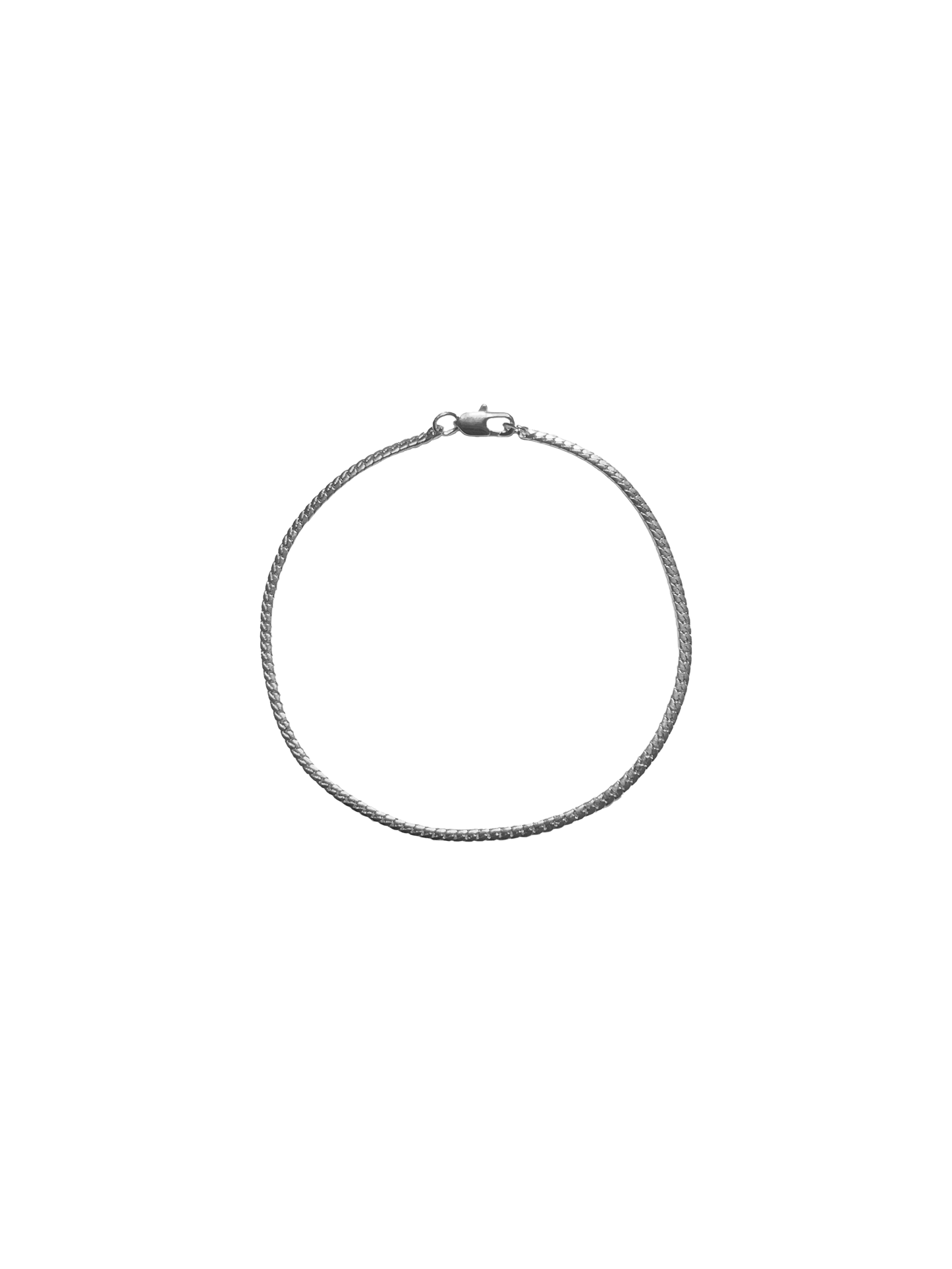 Silver Mini Omega Bracelet