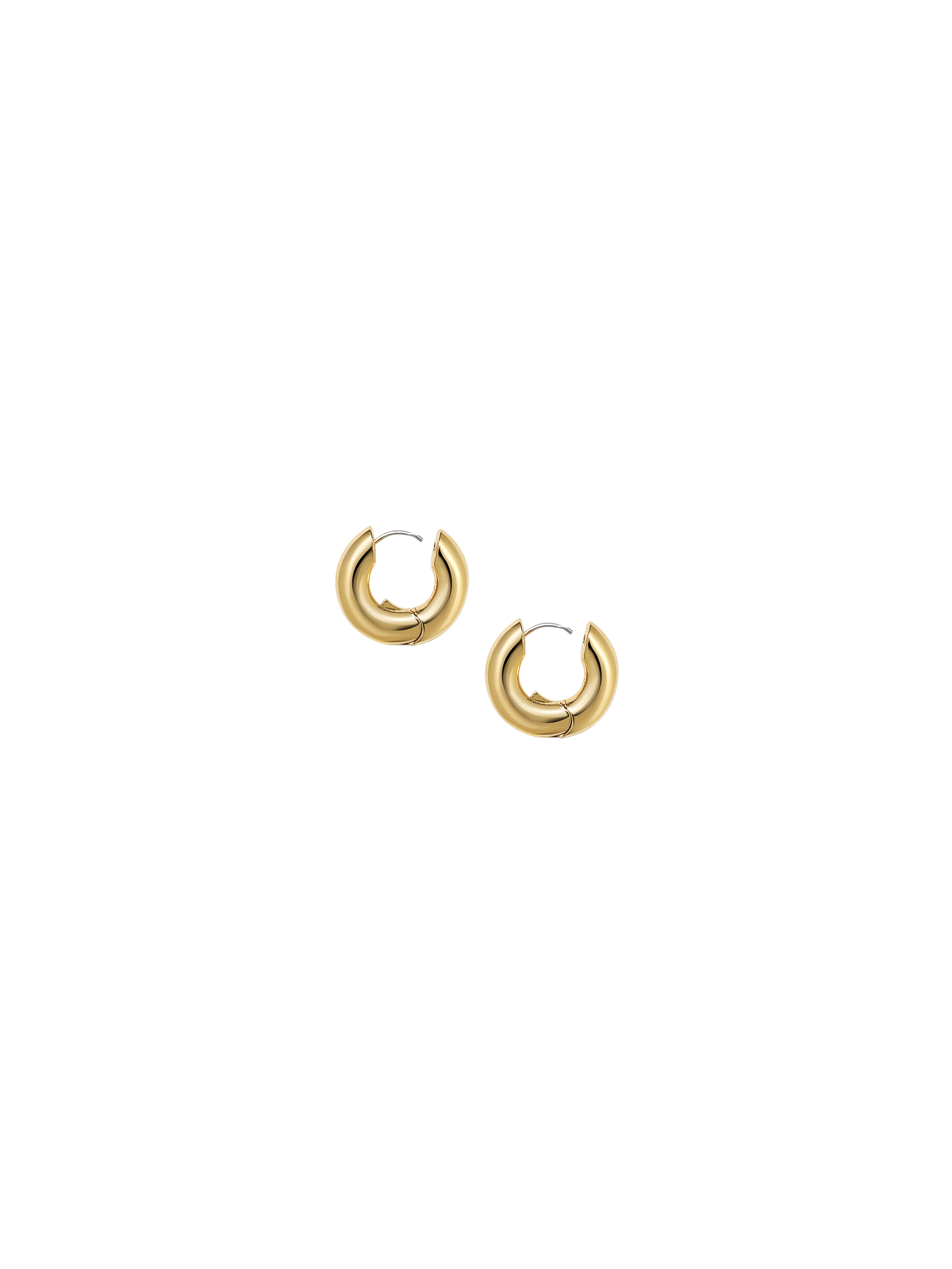 Laura Lombardi gold Mini Terra Hoops