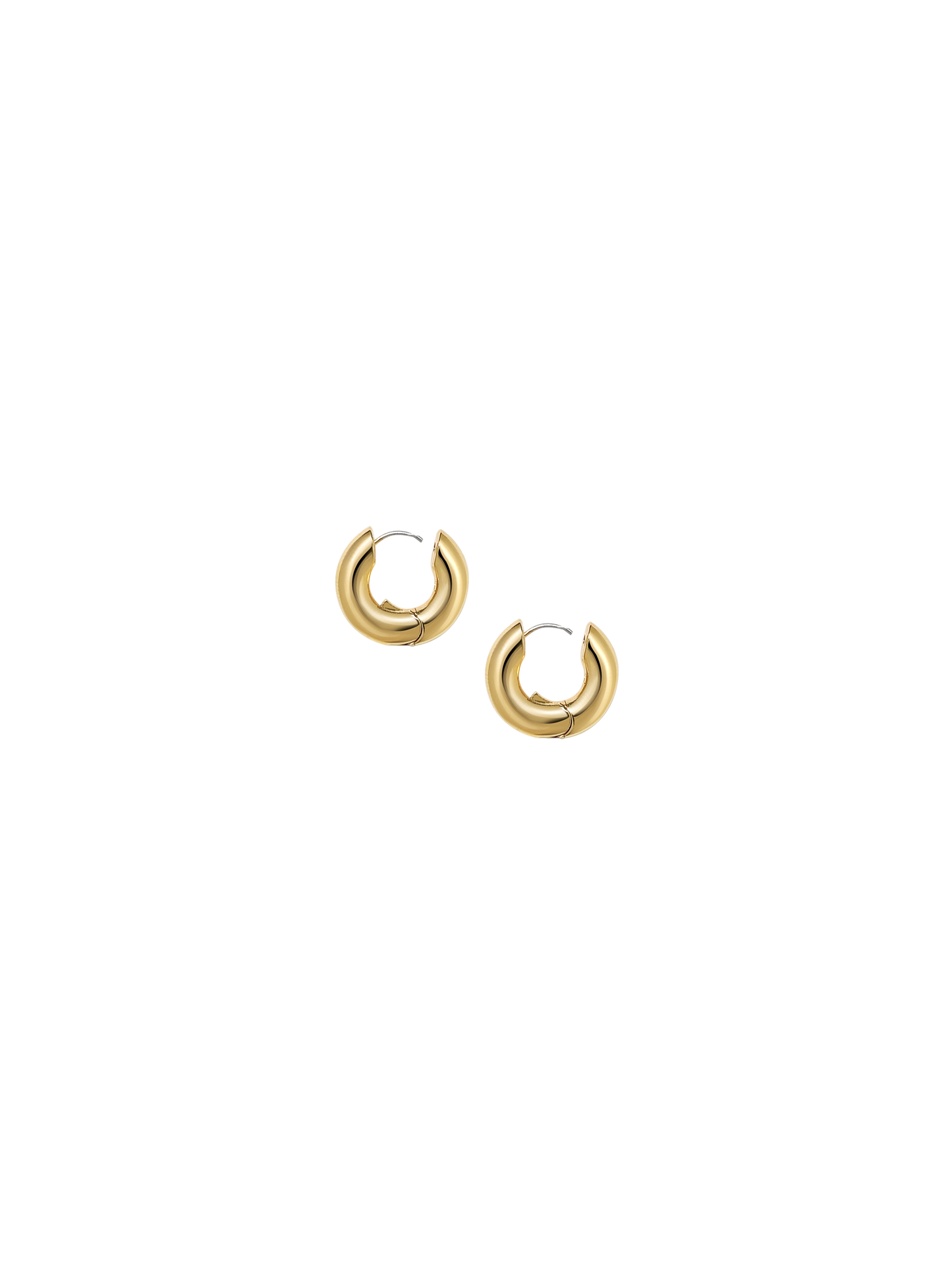 Laura Lombardi gold Mini Terra Hoops