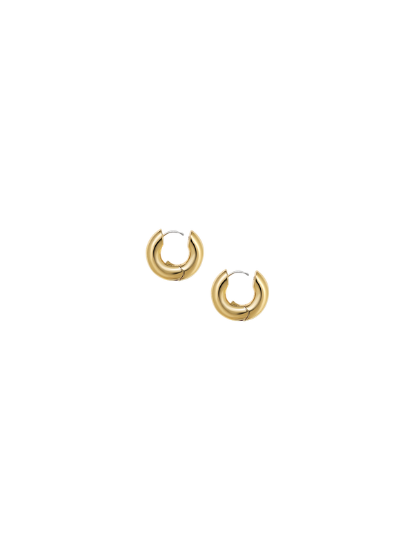 Laura Lombardi gold Mini Terra Hoops