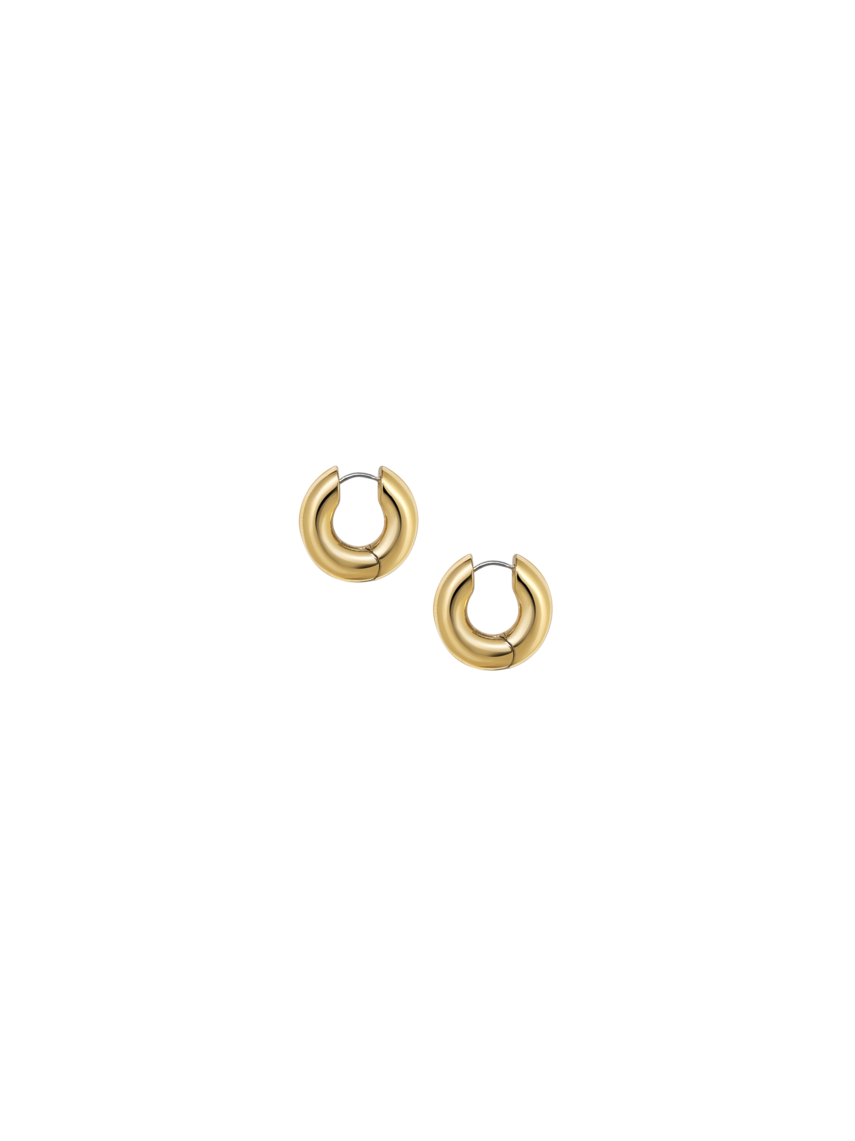 Laura Lombardi gold Mini Terra Hoops