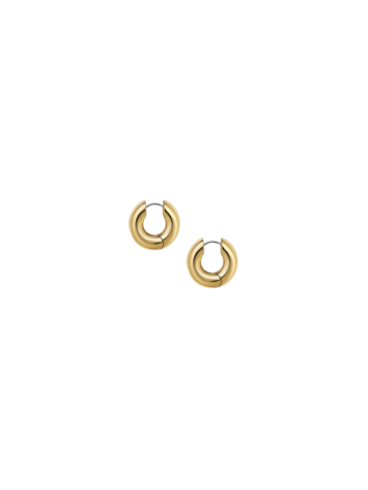 Laura Lombardi gold Mini Terra Hoops