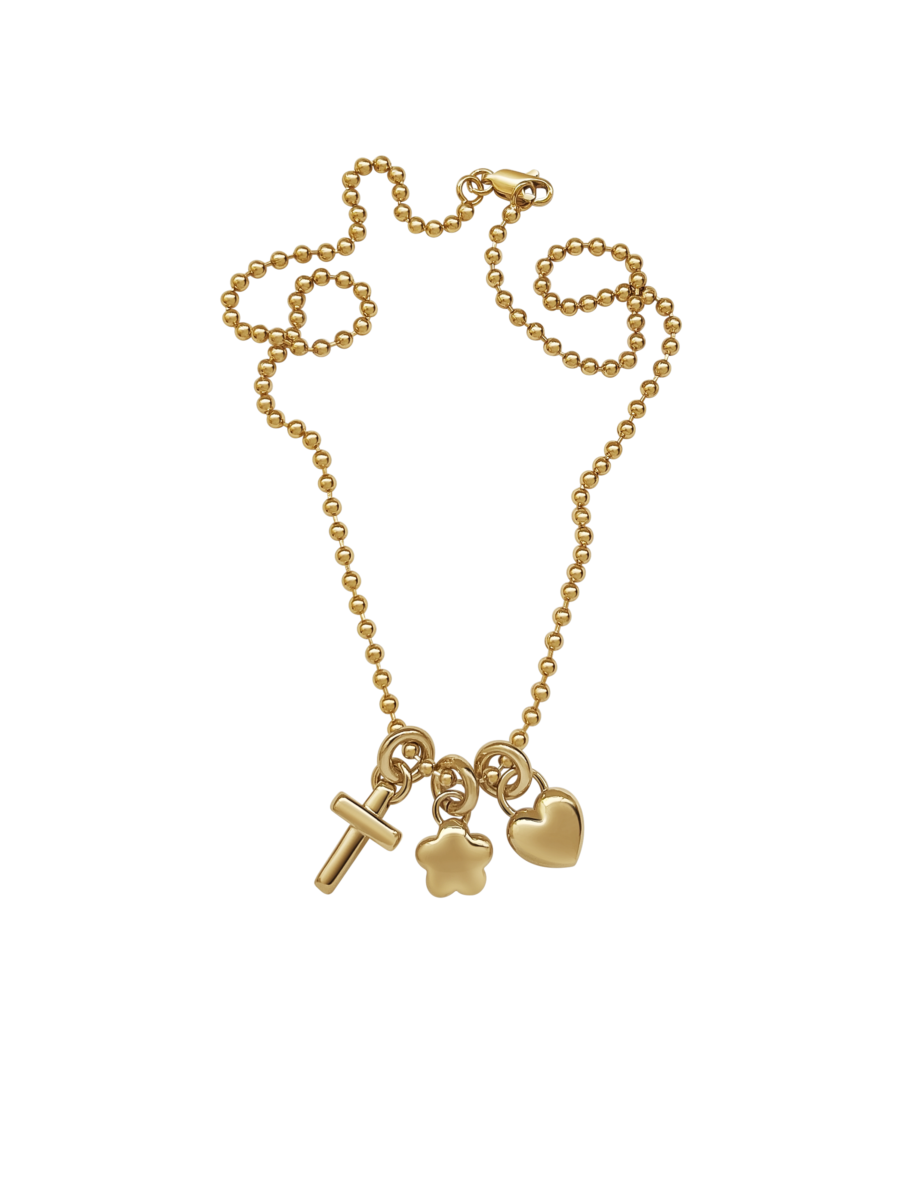 Laura Lombardi gold Multi Charm Pendant