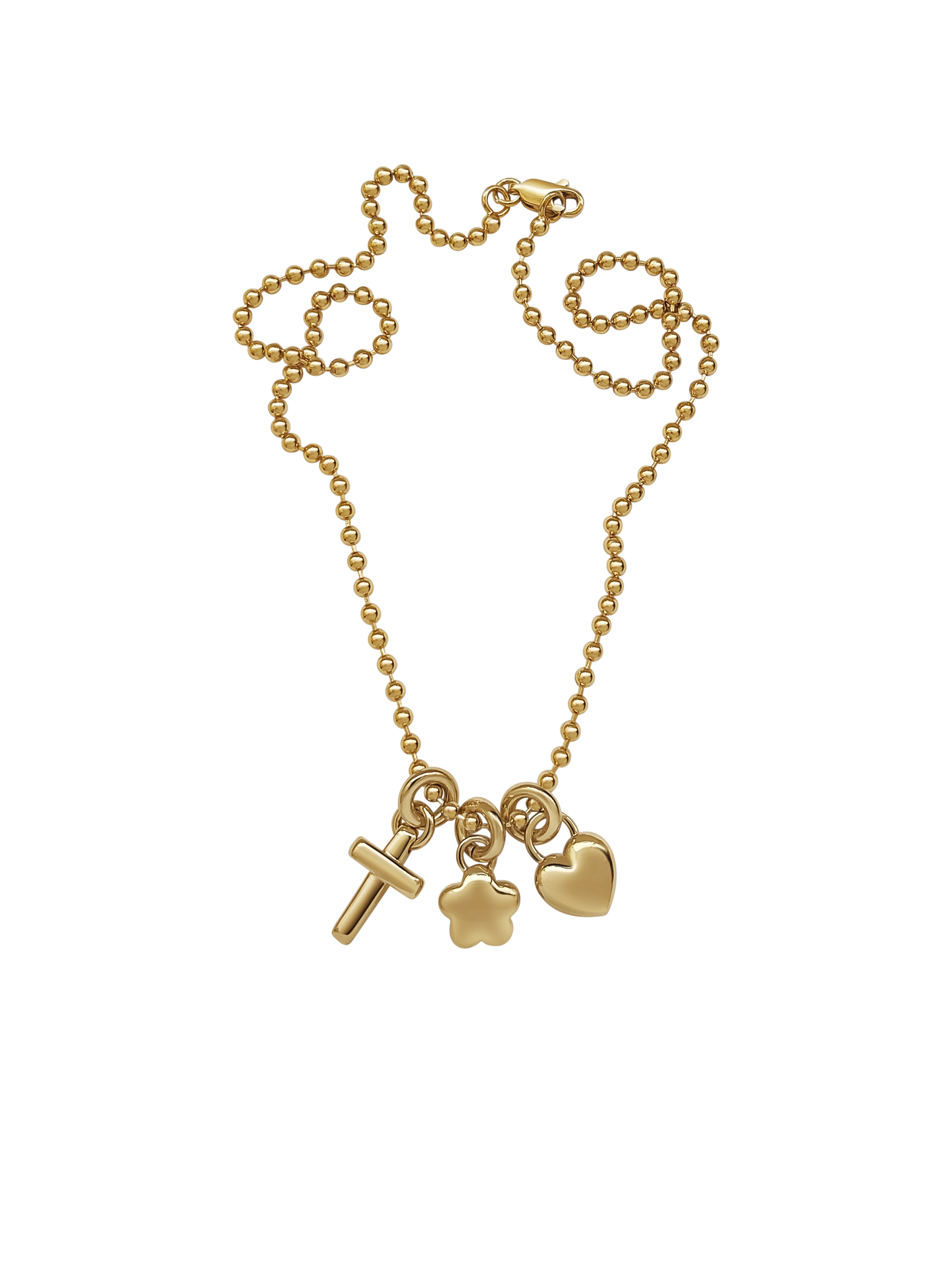 Laura Lombardi gold Multi Charm Pendant