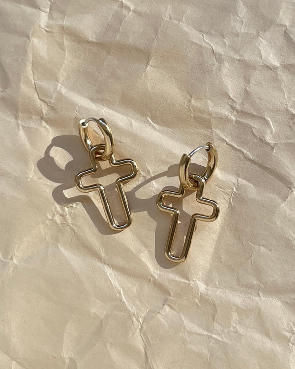 Laura Lombardi gold Mini Madda Earrings