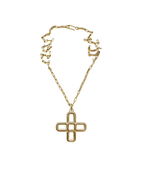 Laura Lombardi gold Paese Pendant