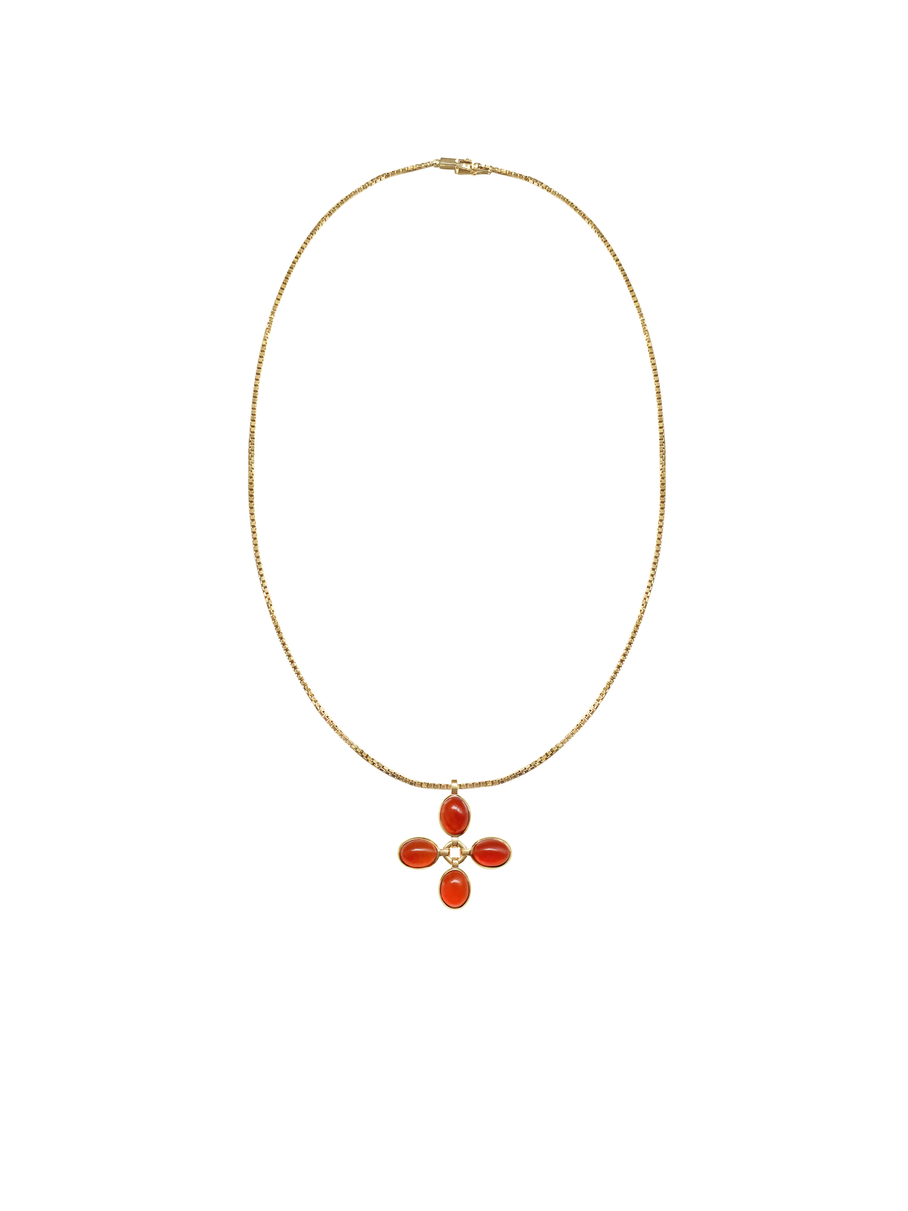 Laura Lombardi yellow gold Pastiera Pendant