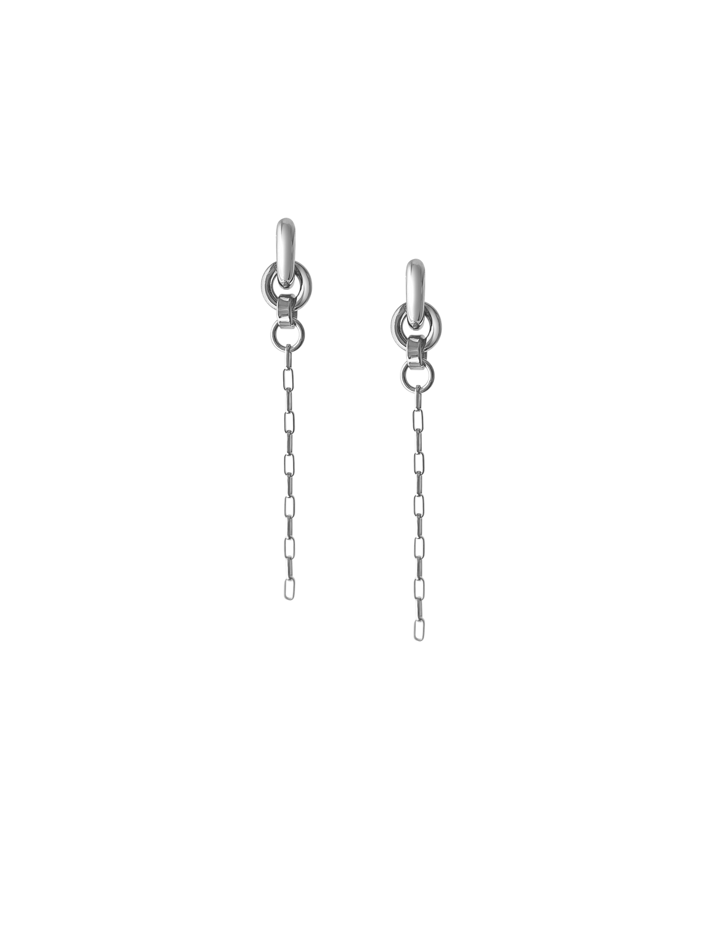 Laura Lombardi Silver Pezza Earrings