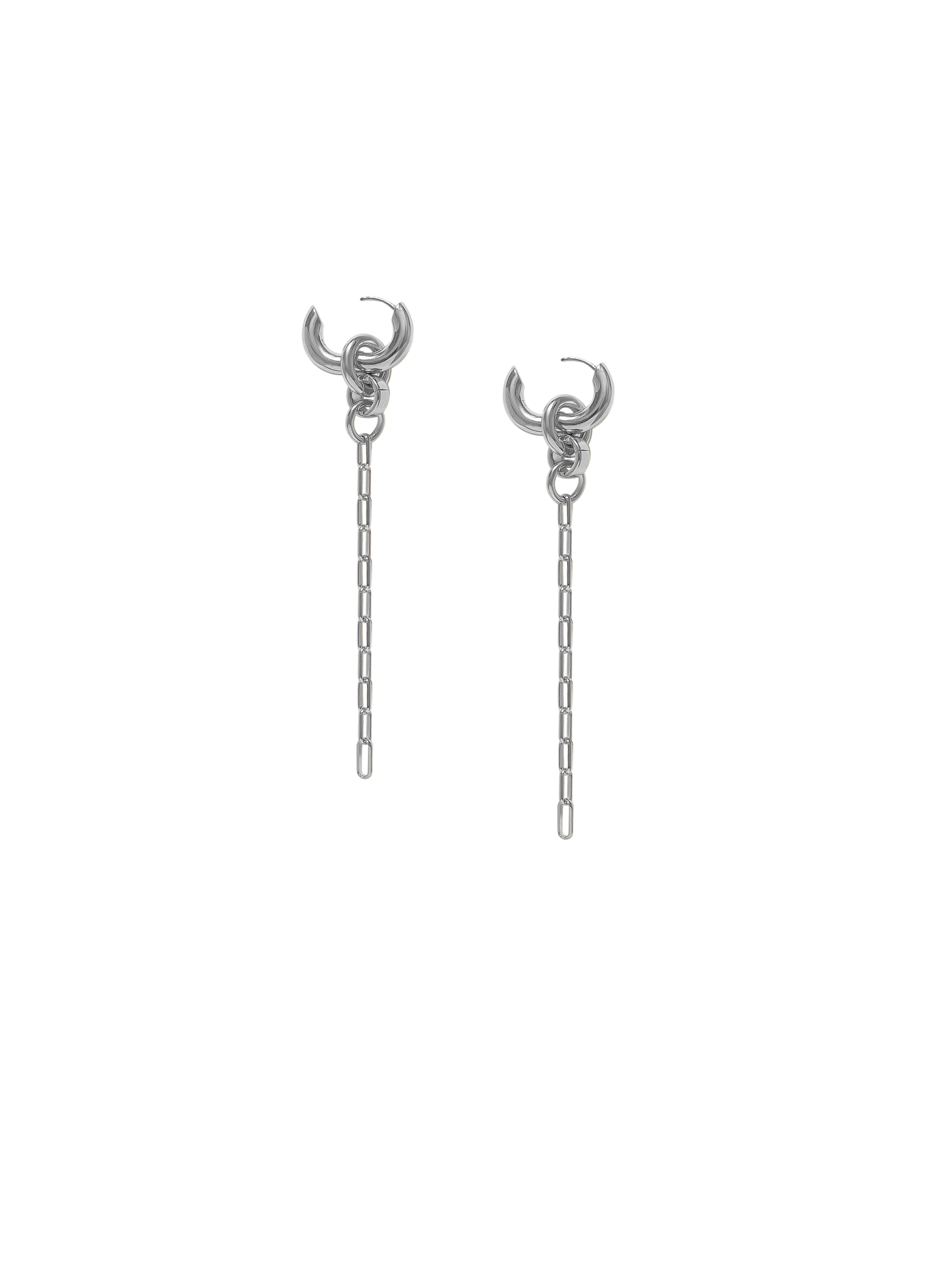 Laura Lombardi Silver Pezza Earrings