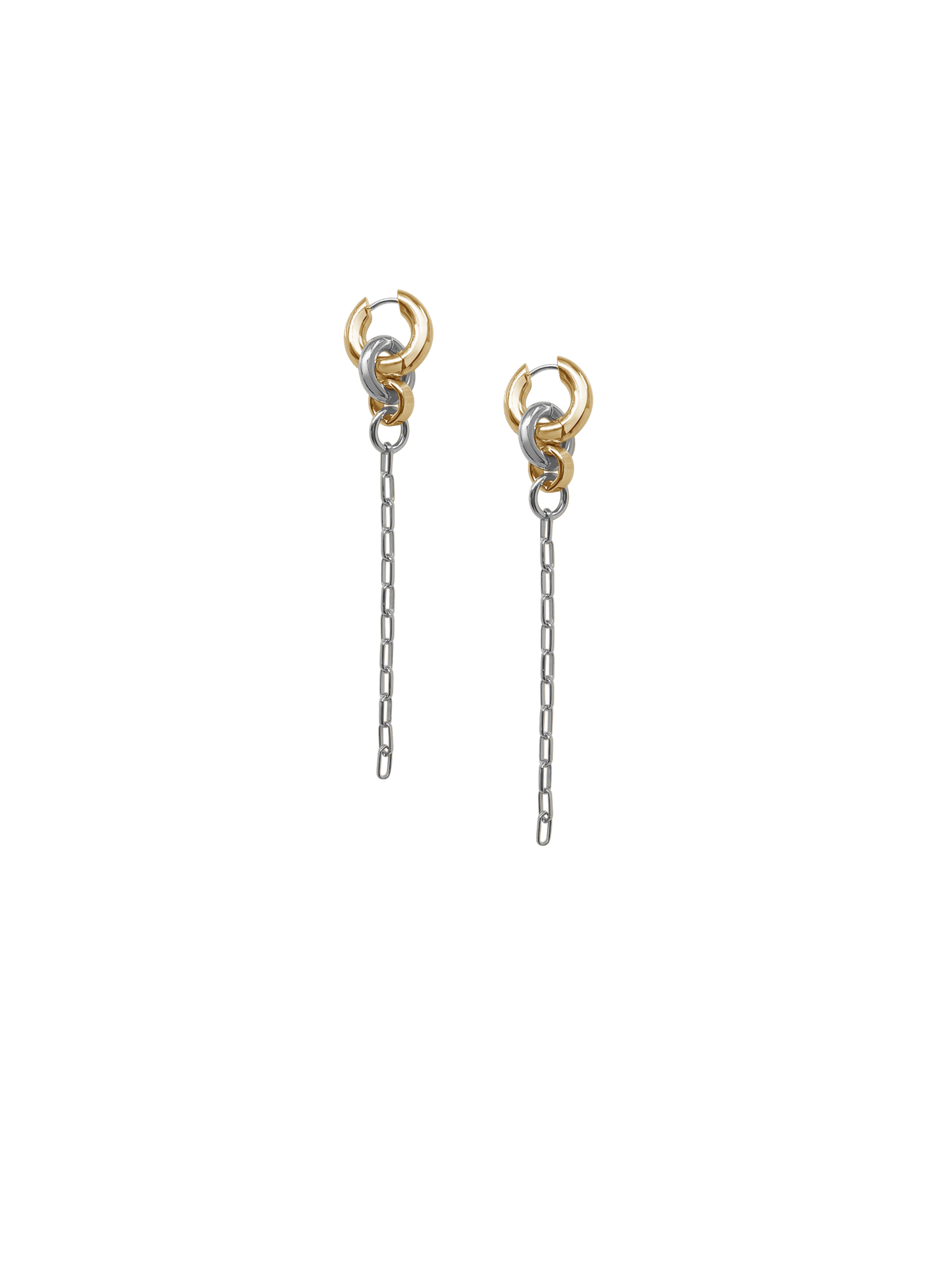 Laura Lombardi Two Tone Pezza Earrings