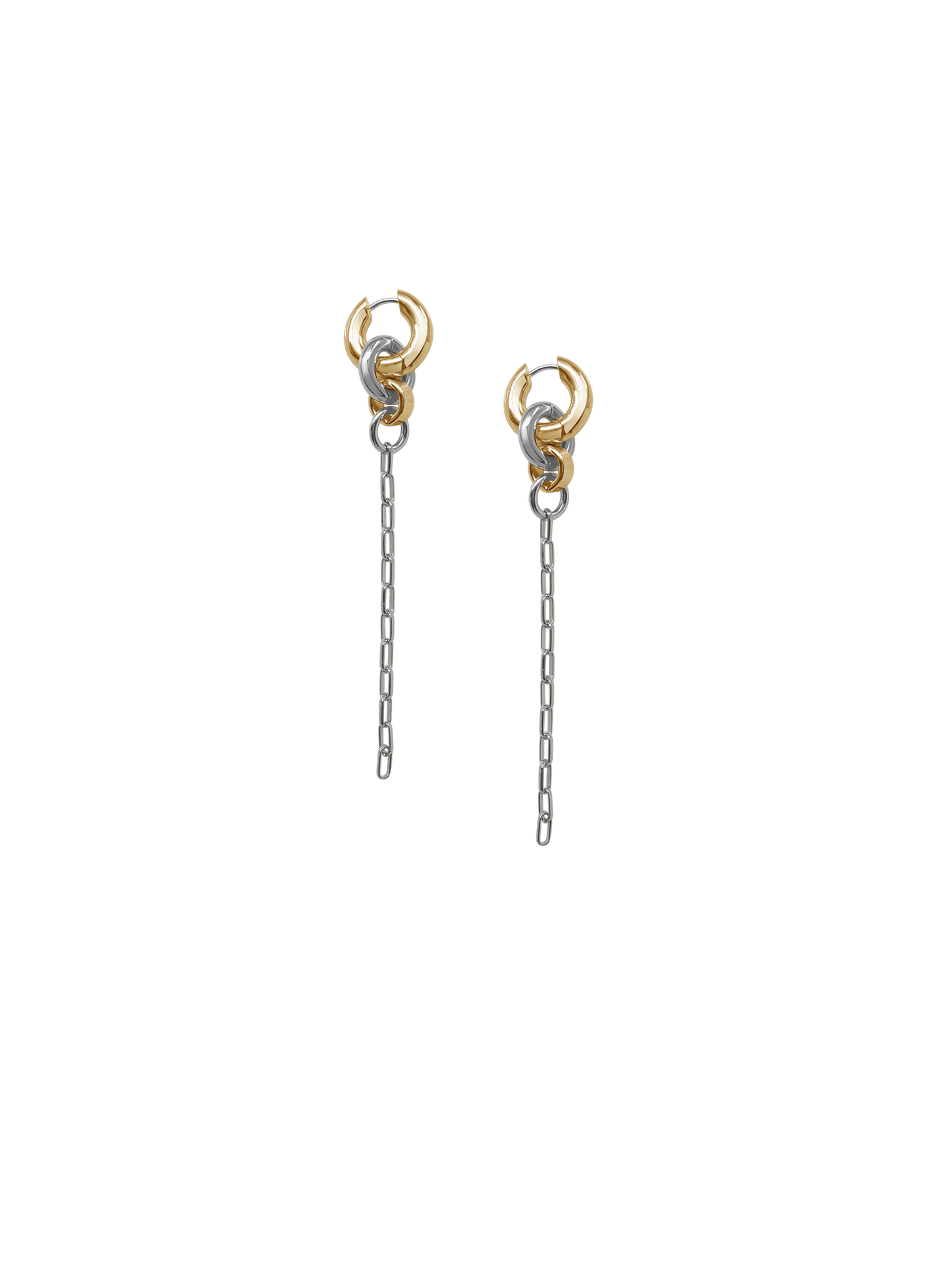 Laura Lombardi Two Tone Pezza Earrings