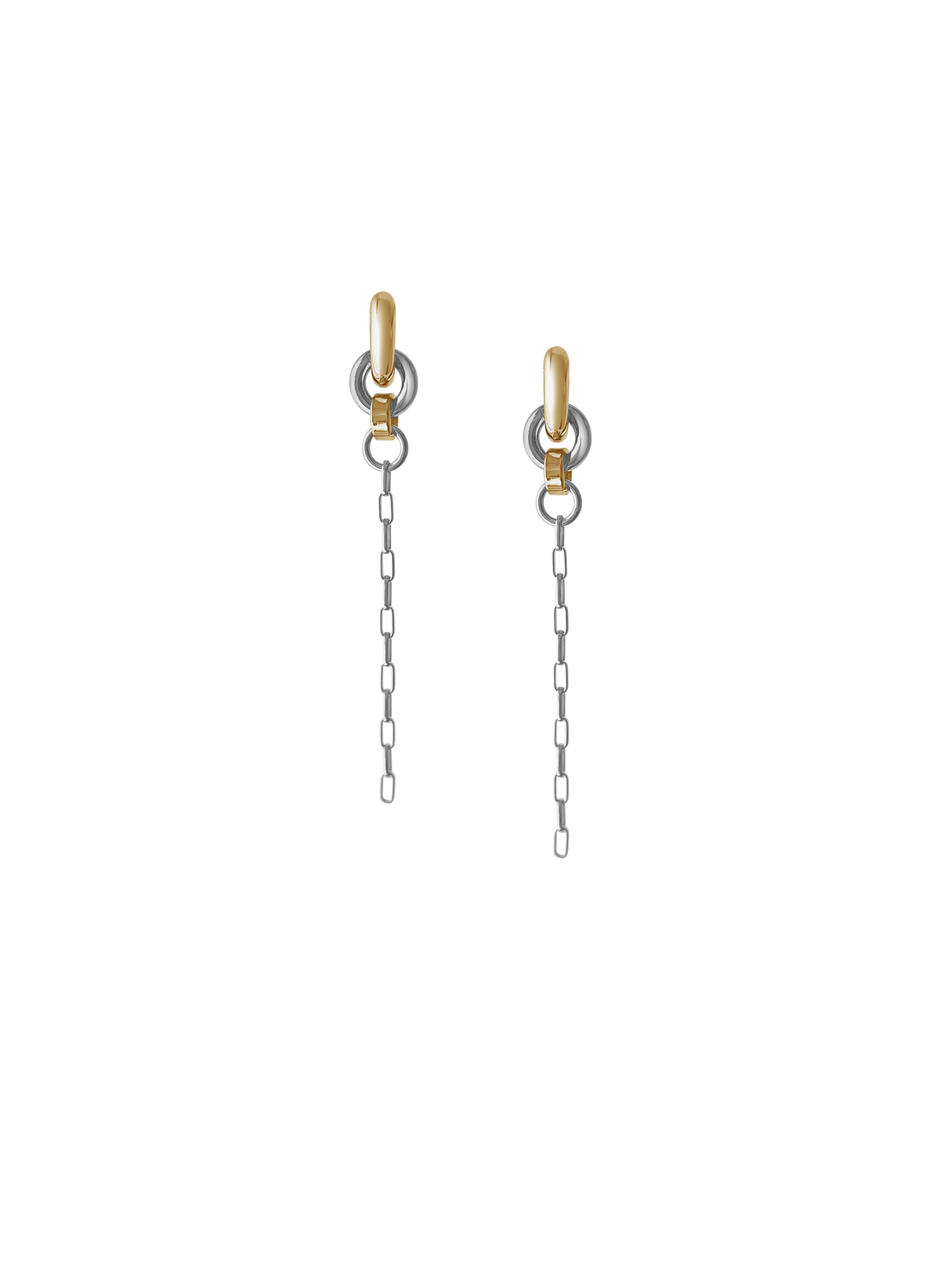 Laura Lombardi Two Tone Pezza Earrings