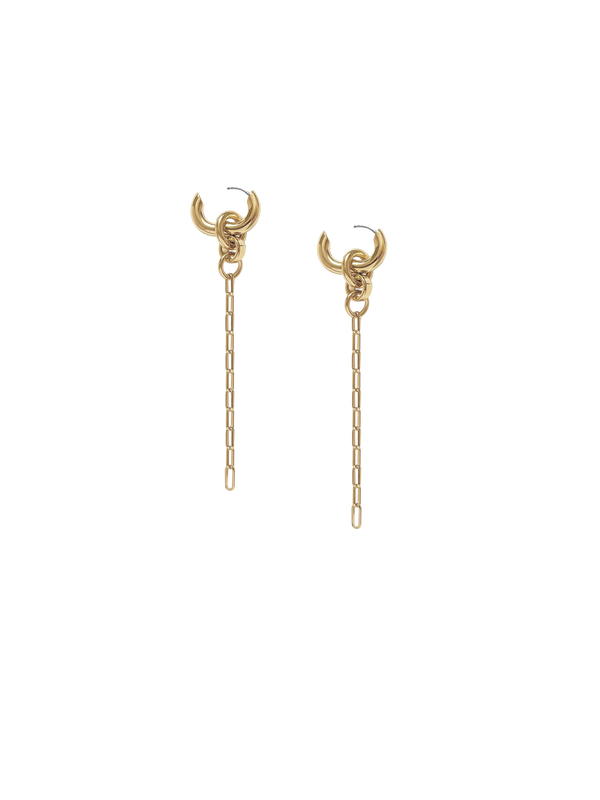 Laura Lombardi gold Pezza Earrings