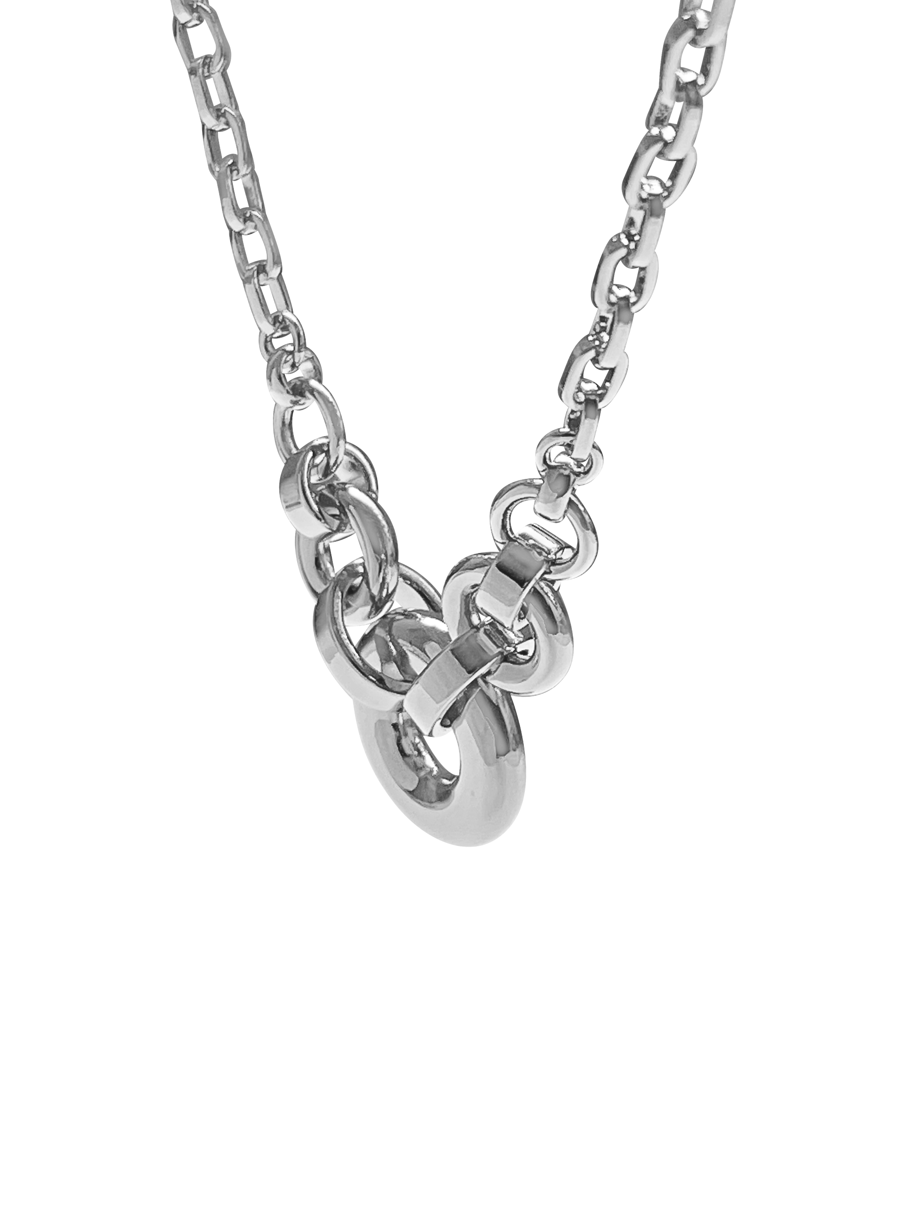 Laura Lombardi Silver Pezza Necklace