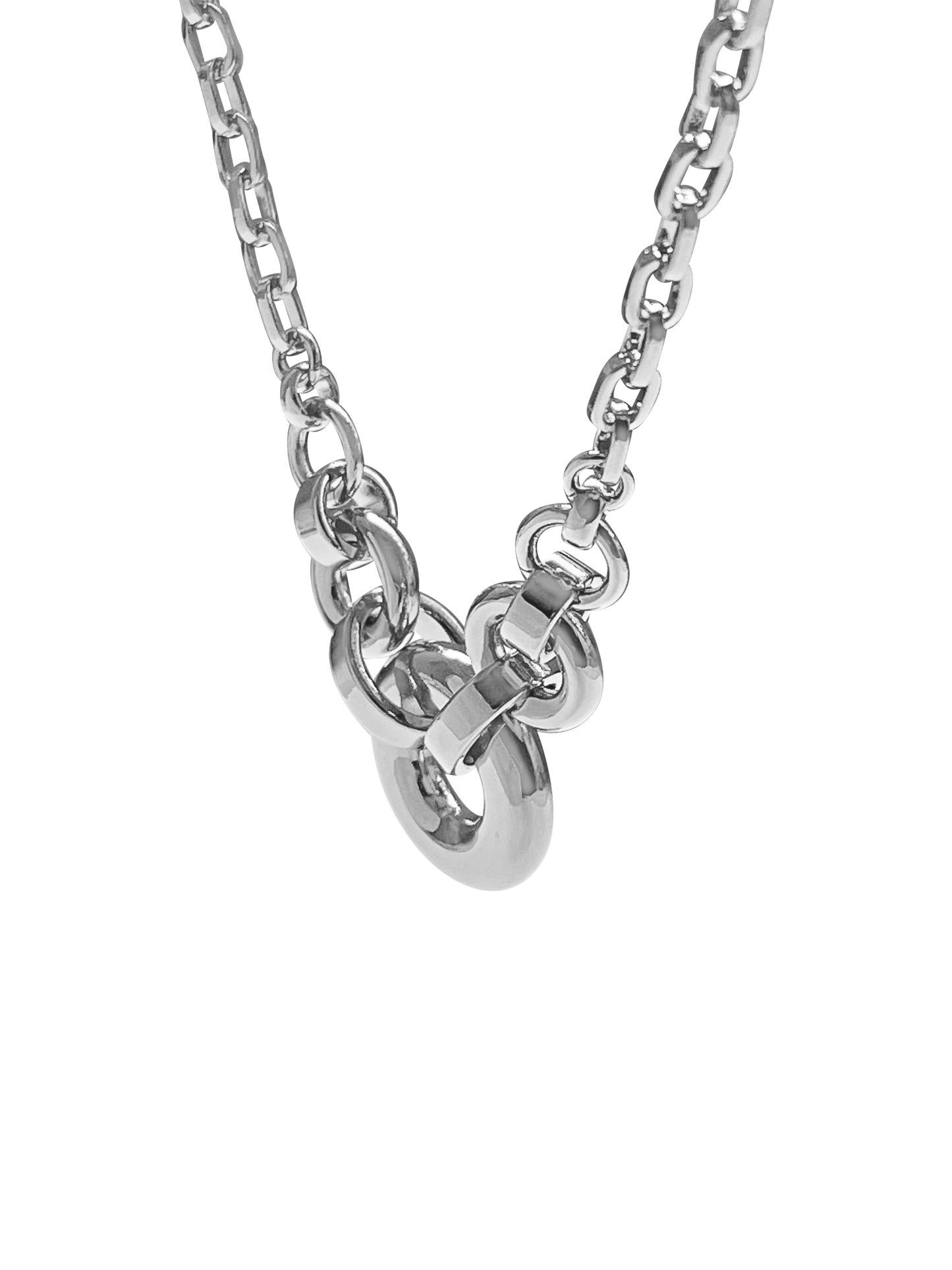 Laura Lombardi Silver Pezza Necklace