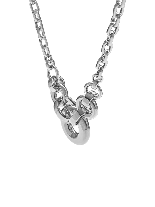 Laura Lombardi Silver Pezza Necklace