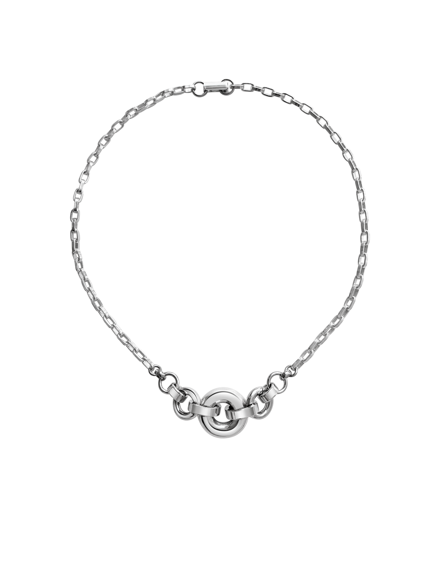 Laura Lombardi Silver Pezza Necklace