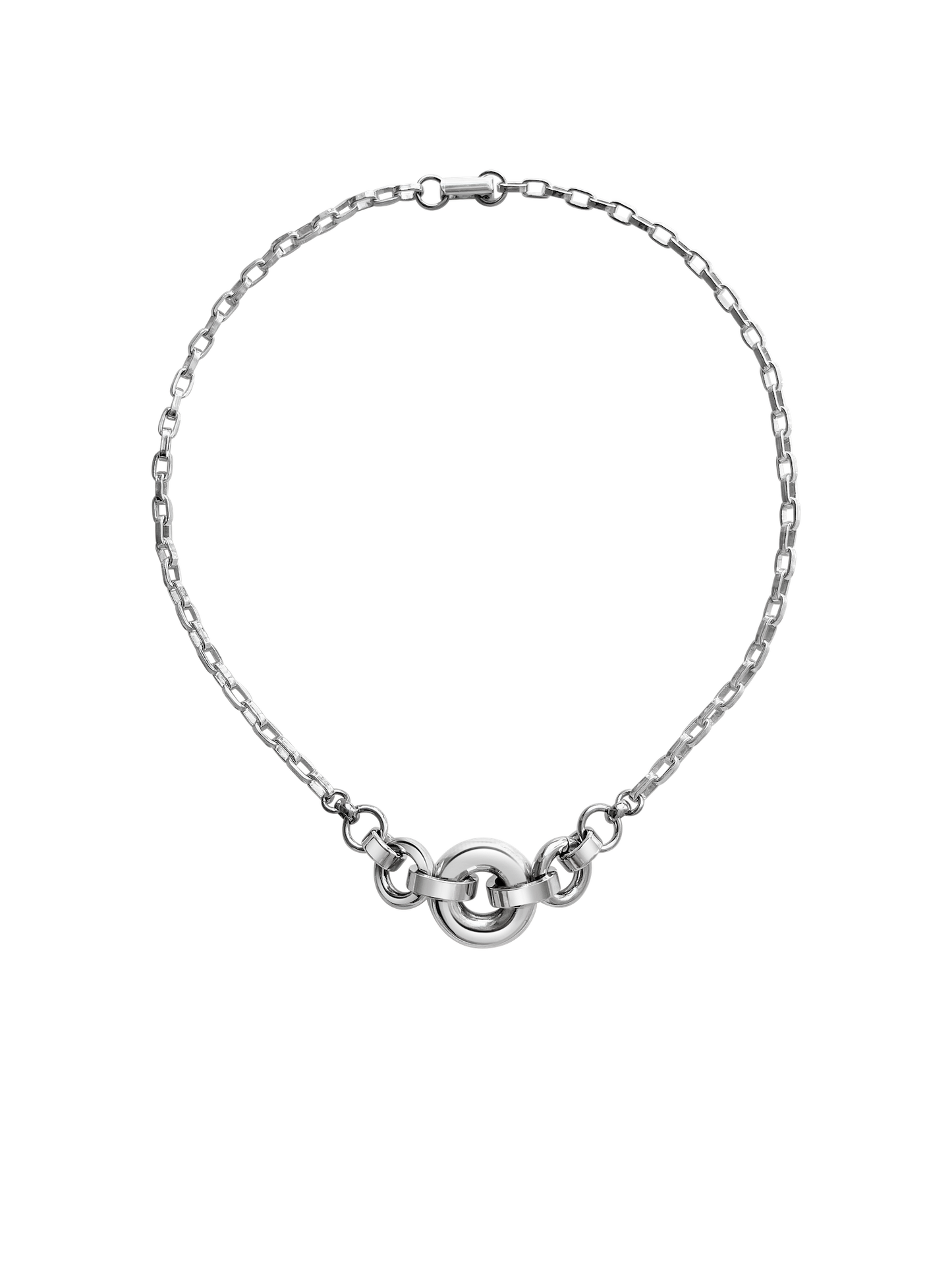 Laura Lombardi Silver Pezza Necklace