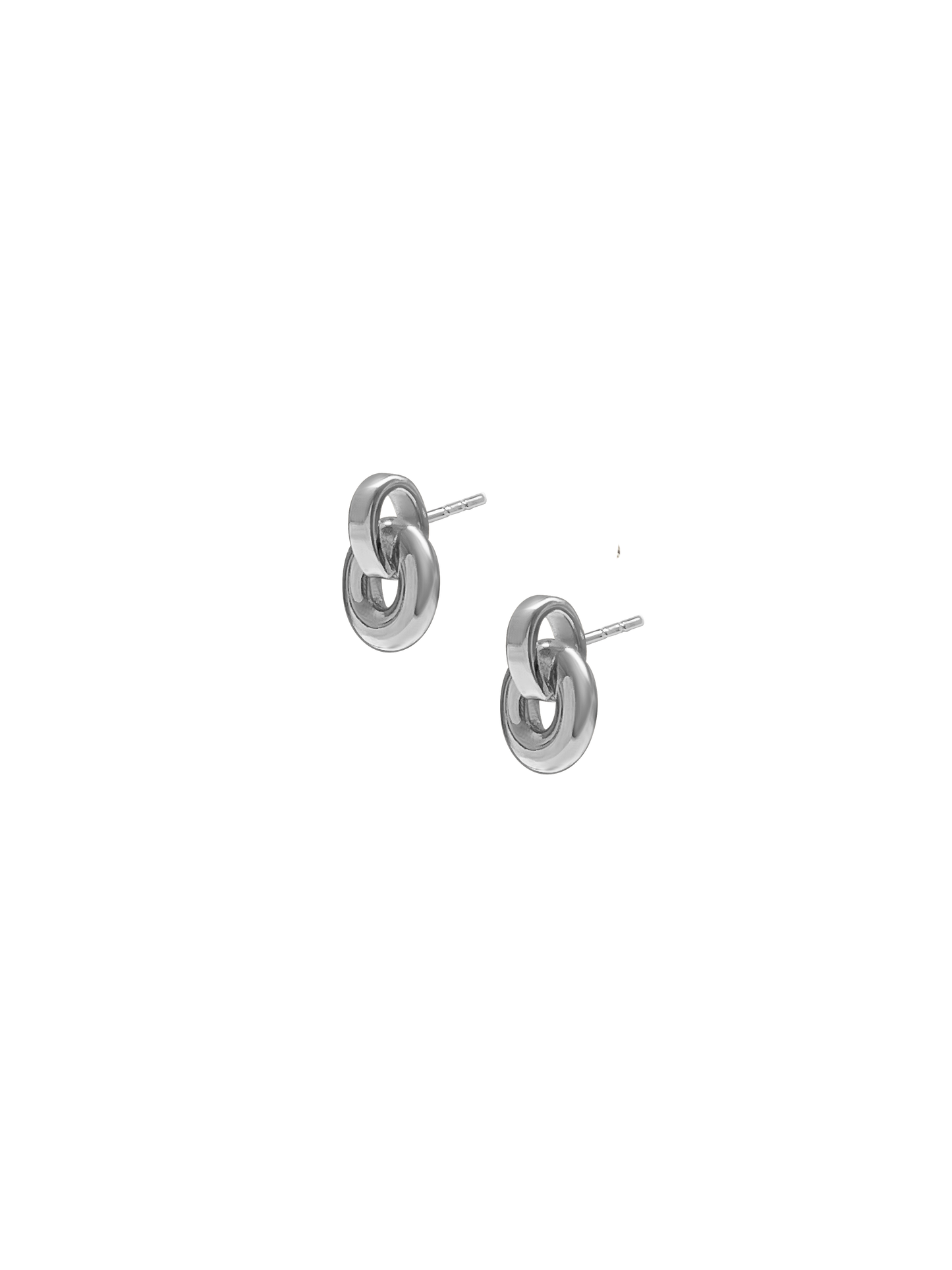 Laura Lombardi Silver Piega Earrings