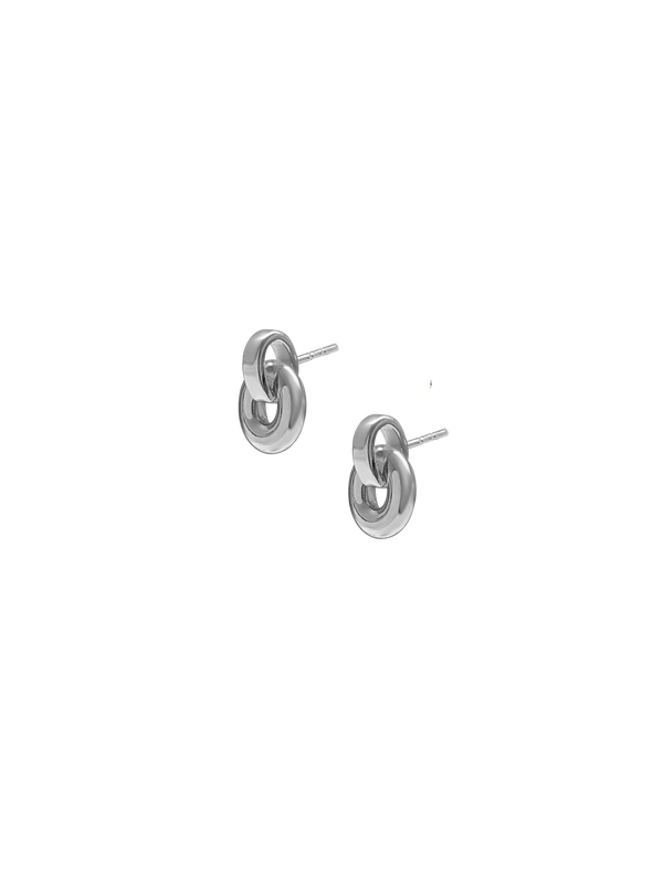 Laura Lombardi Silver Piega Earrings