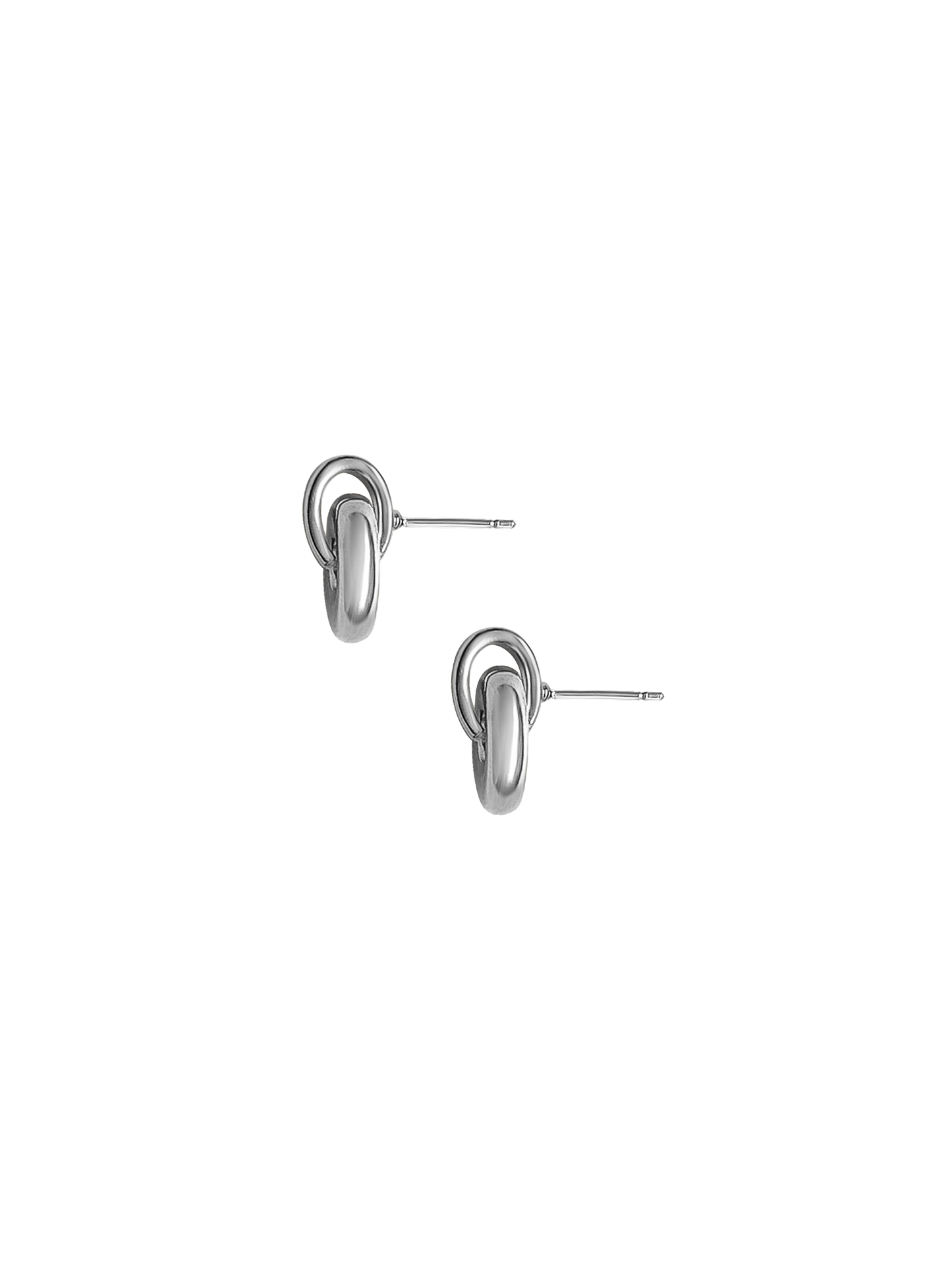 Laura Lombardi Silver Piega Earrings