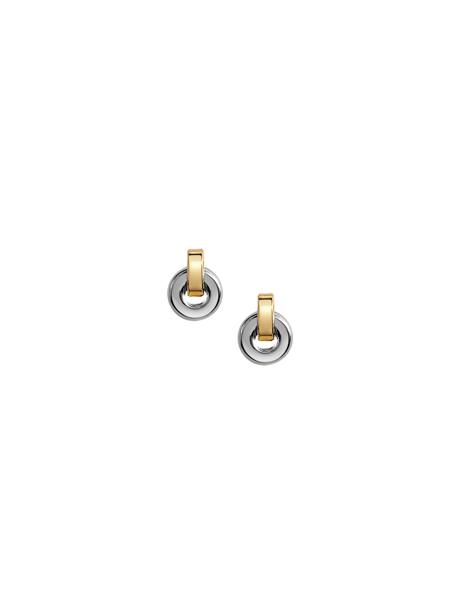 Laura Lombardi Two Tone Piega Earrings