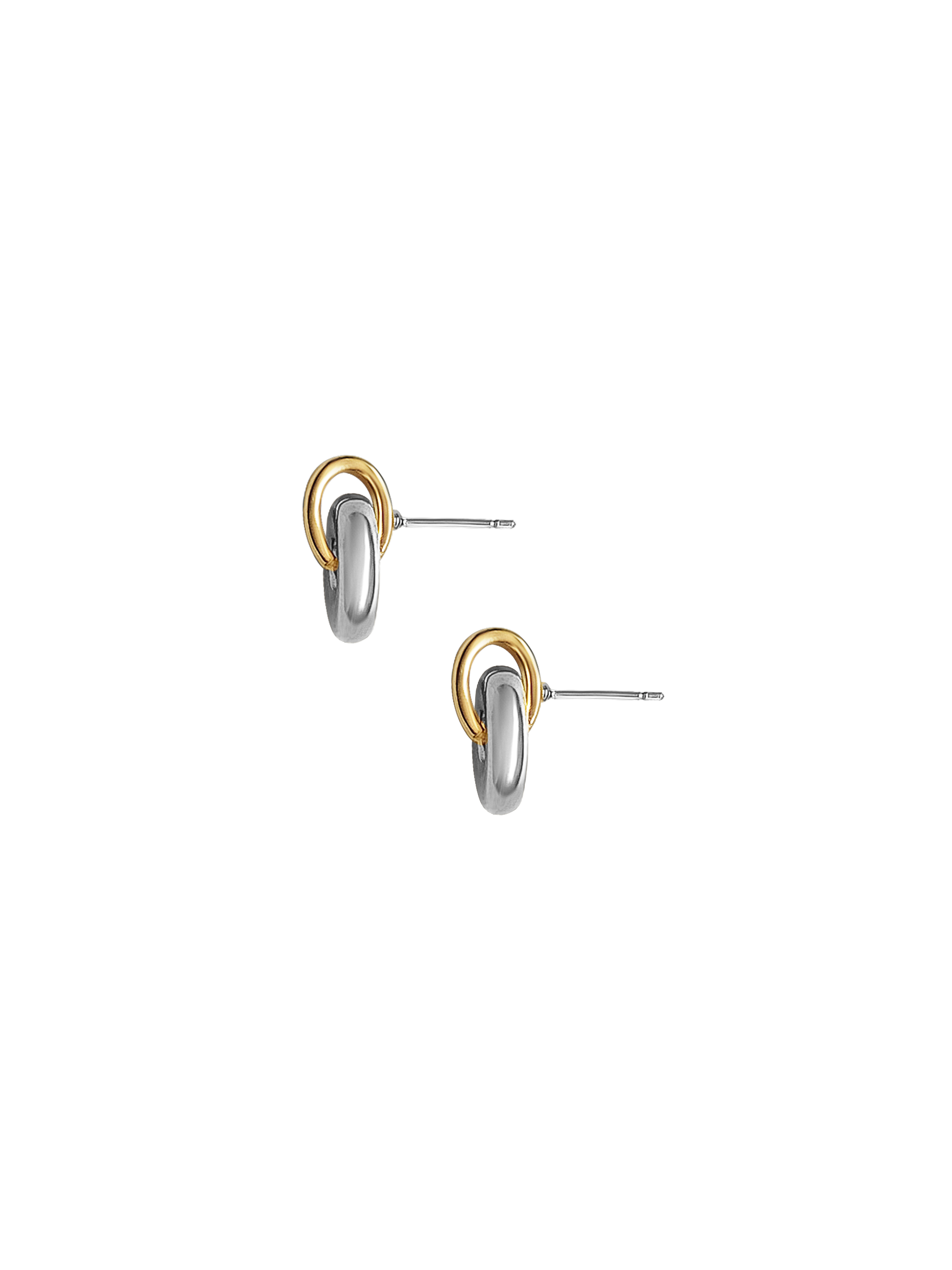 Laura Lombardi Two Tone Piega Earrings