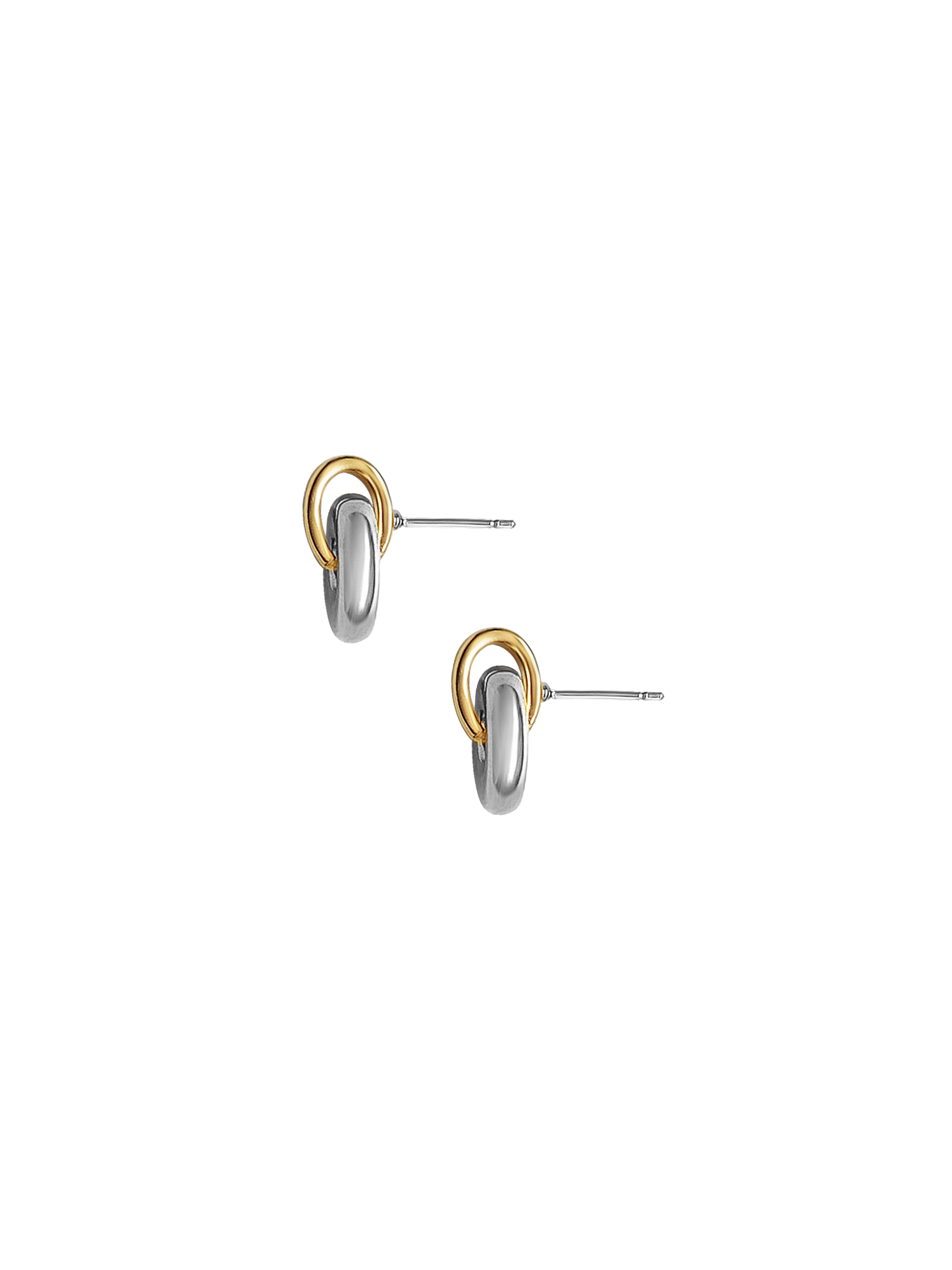 Laura Lombardi Two Tone Piega Earrings