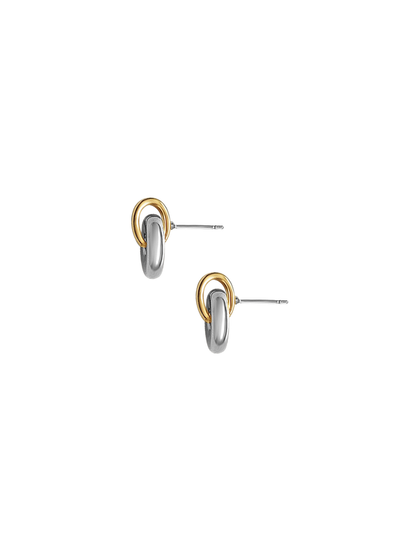 Laura Lombardi Two Tone Piega Earrings