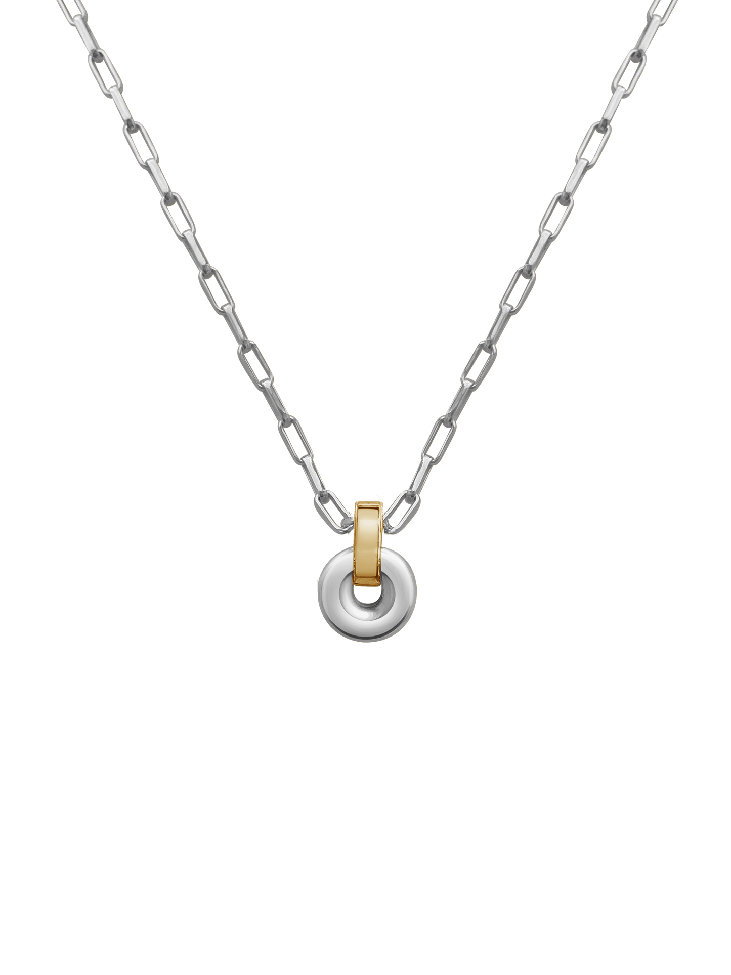 Laura Lombardi Two Tone Piega Pendant