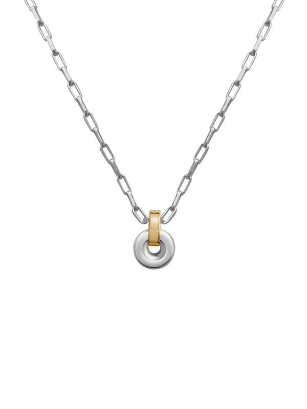 Laura Lombardi Two Tone Piega Pendant