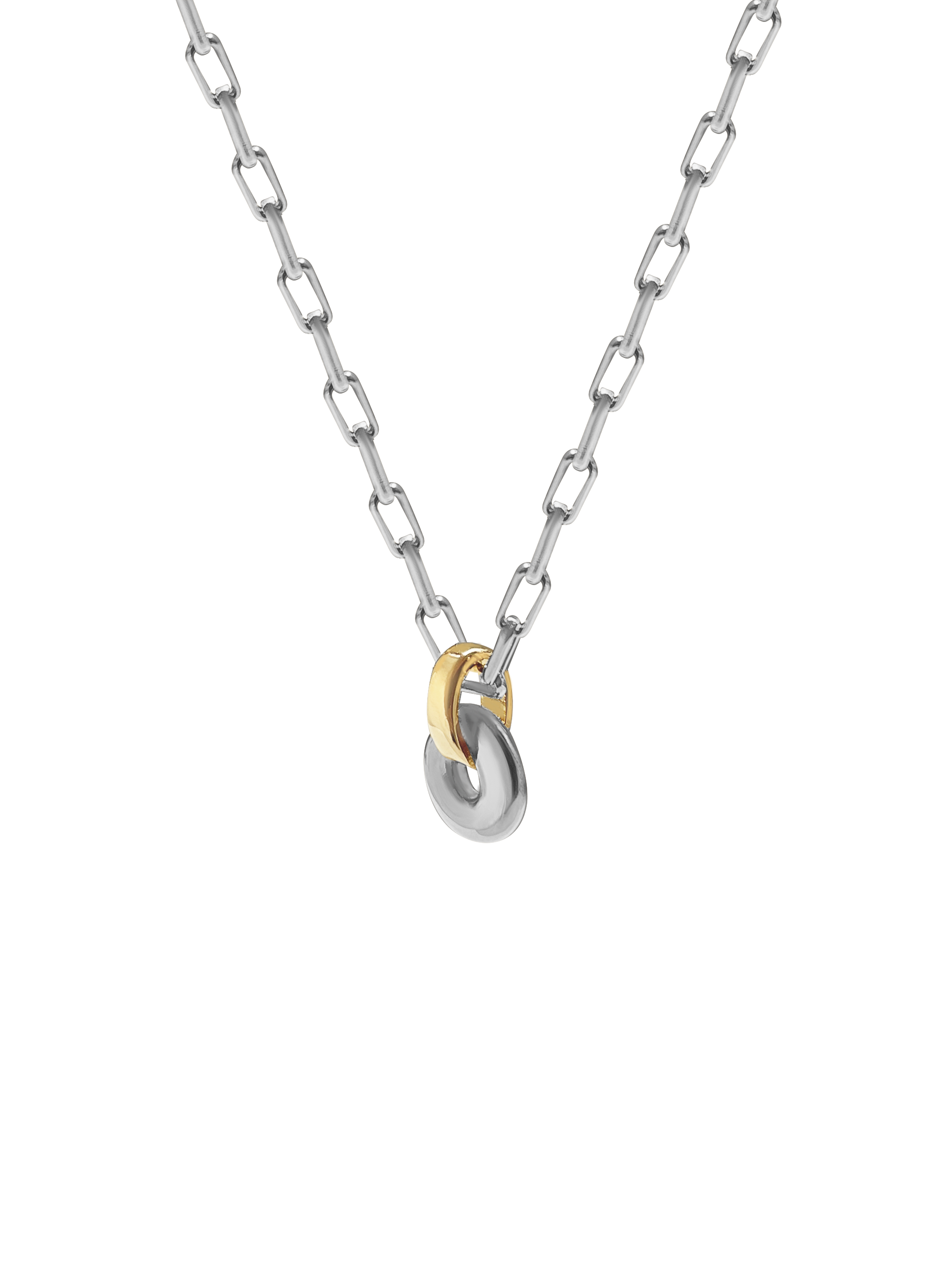 Laura Lombardi Two Tone Piega Pendant