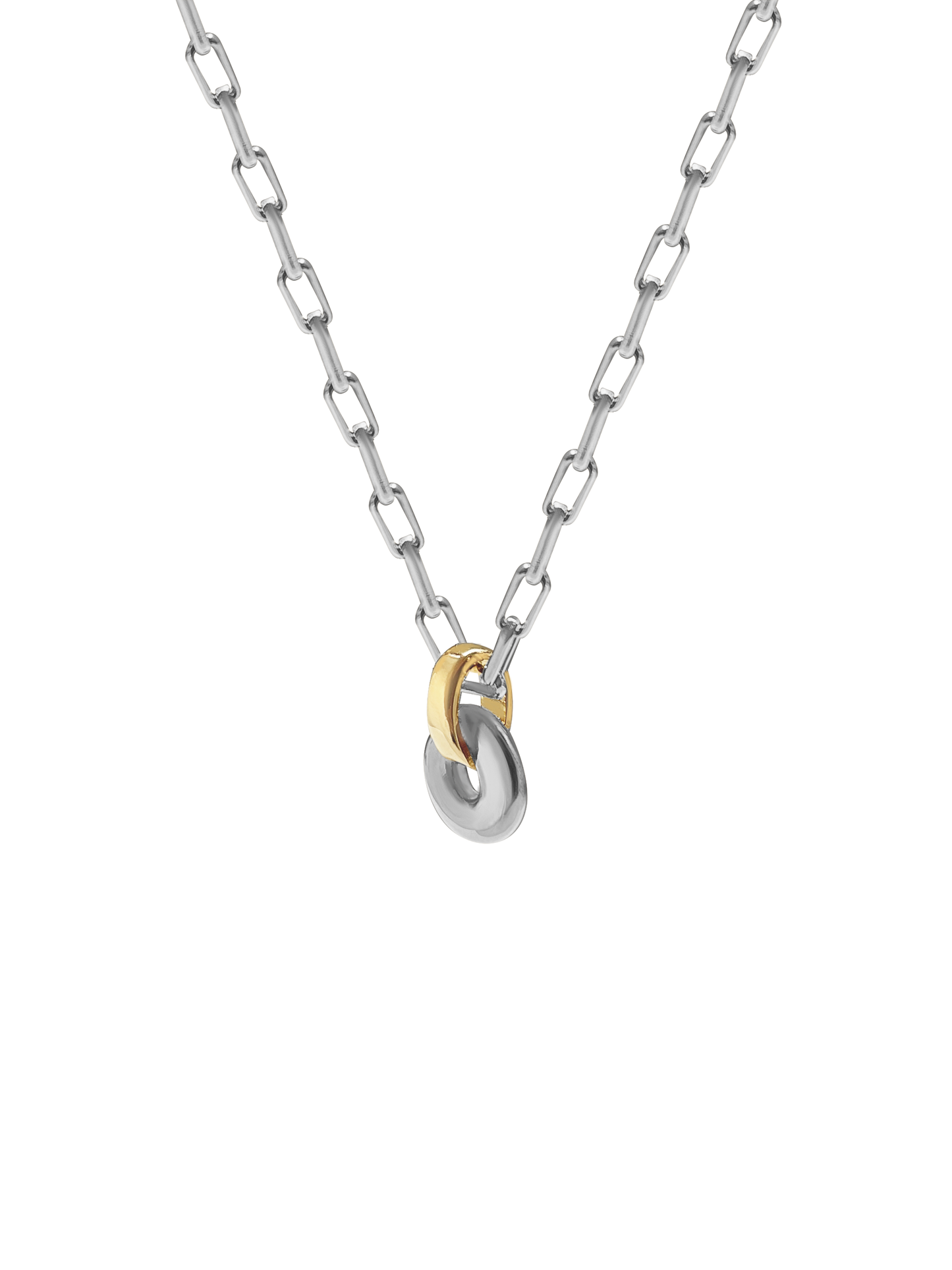 Laura Lombardi Two Tone Piega Pendant