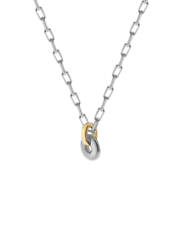 Laura Lombardi Two Tone Piega Pendant