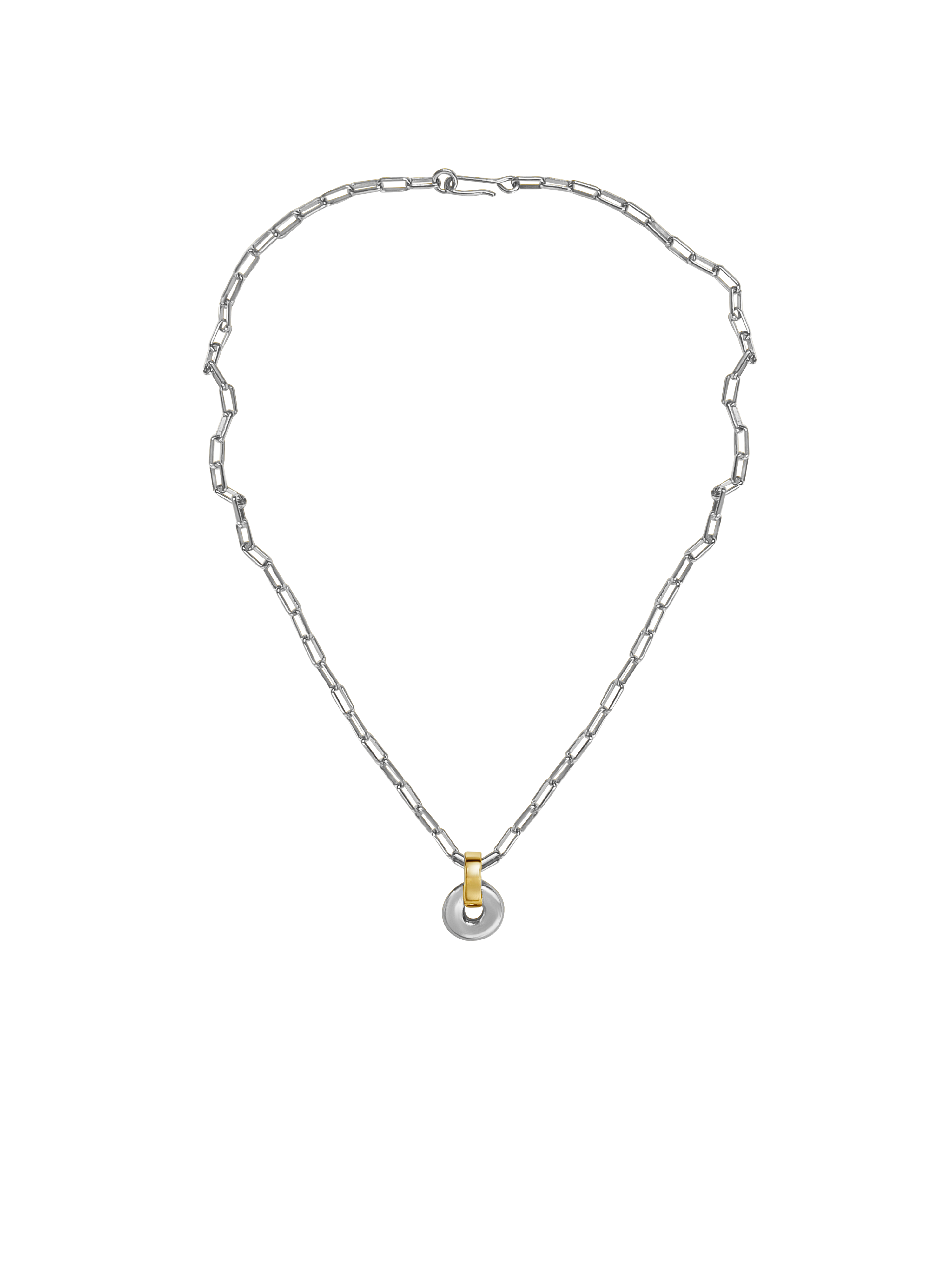 Laura Lombardi Two Tone Piega Pendant