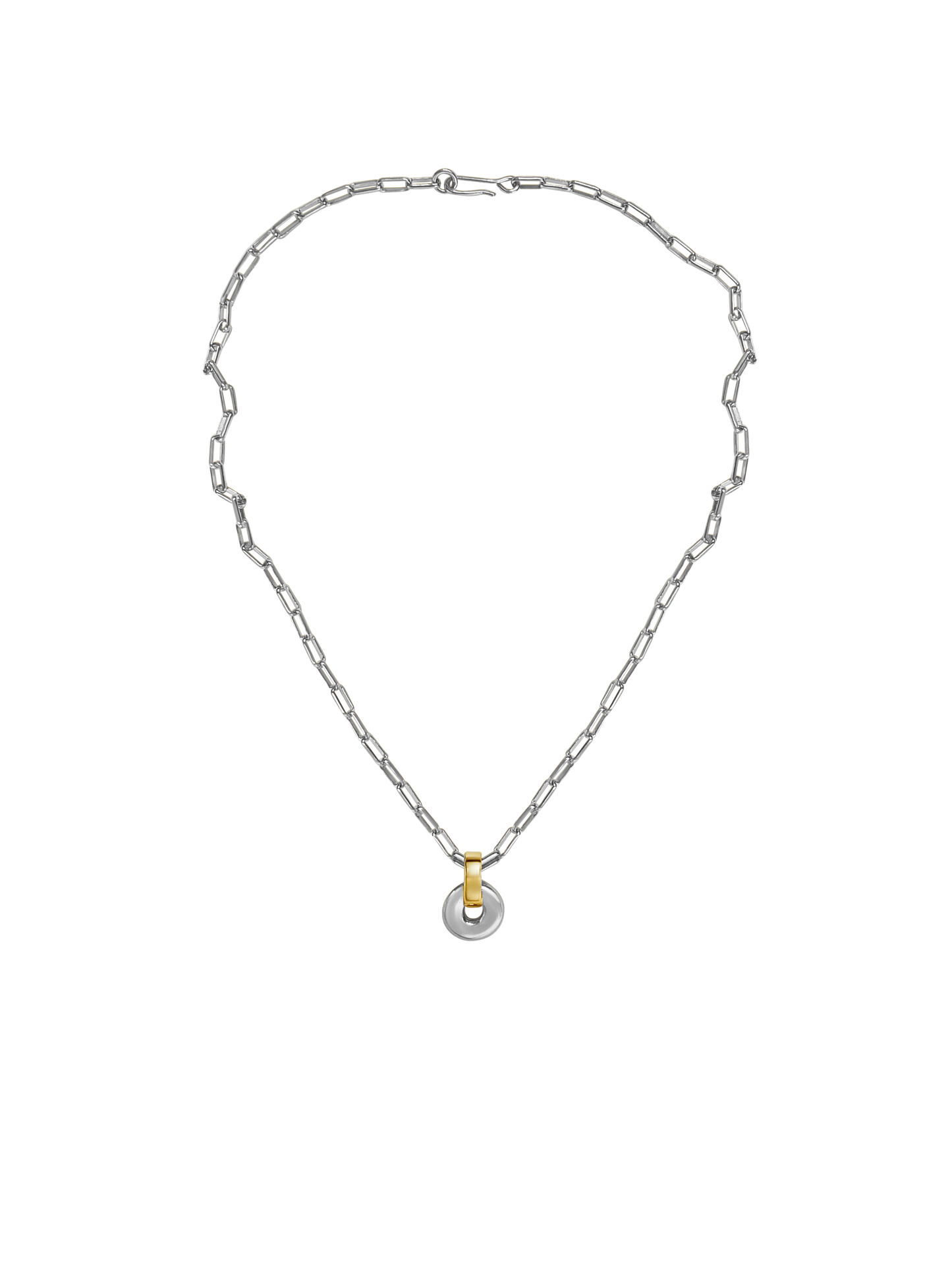 Laura Lombardi Two Tone Piega Pendant