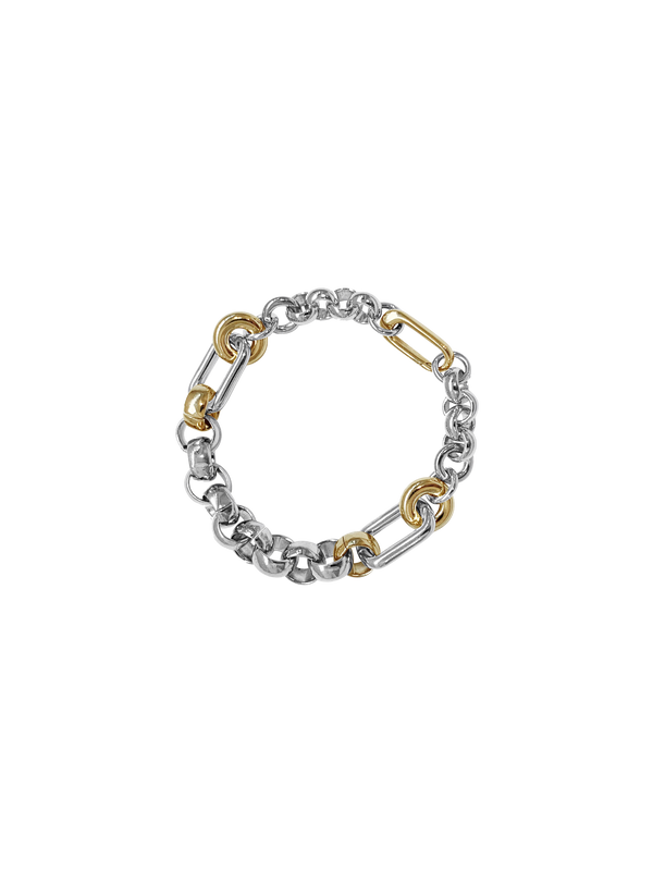 Laura Lombardi Two Tone Pietra Bracelet