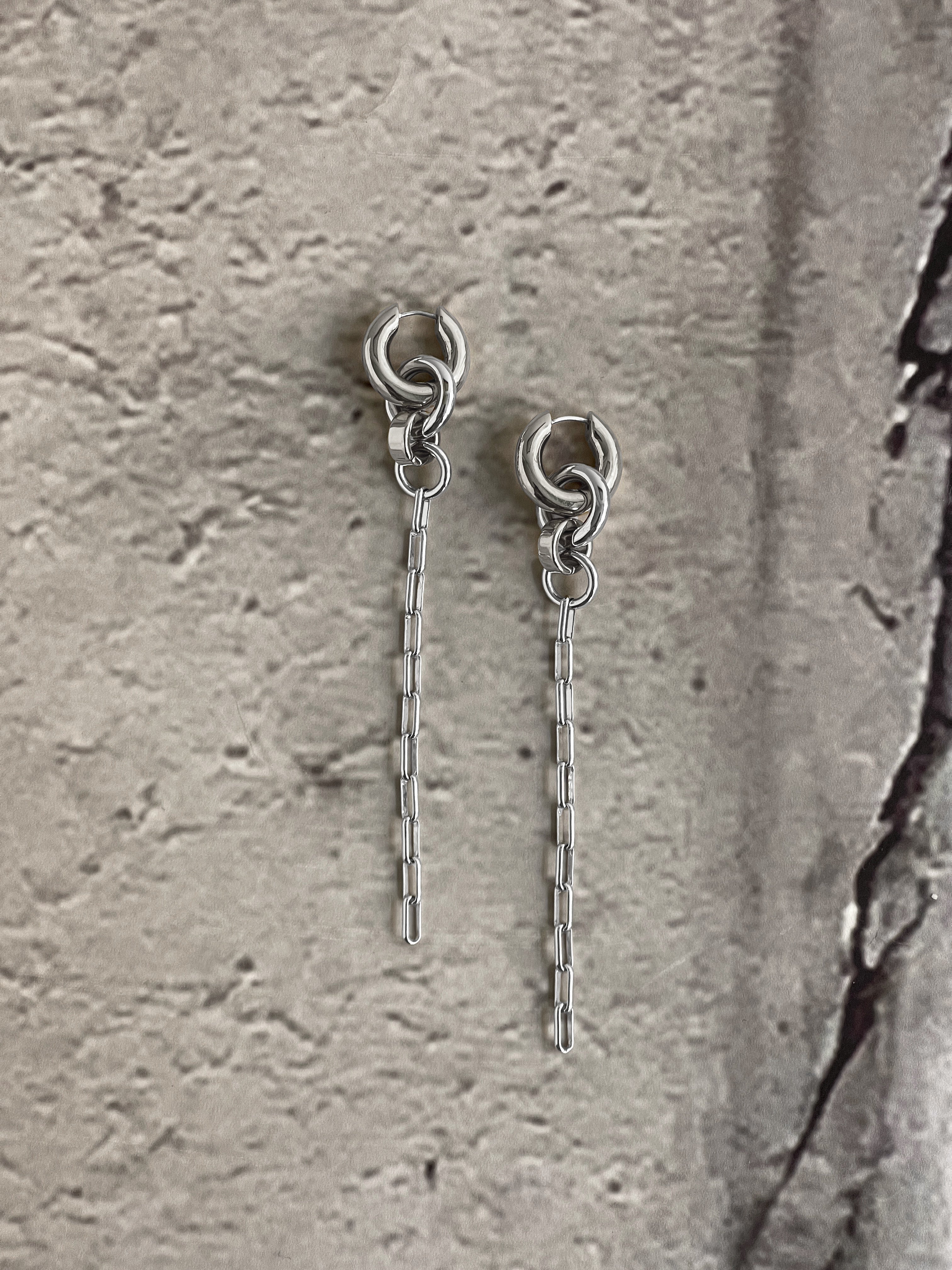 Laura Lombardi Silver Pezza Earrings