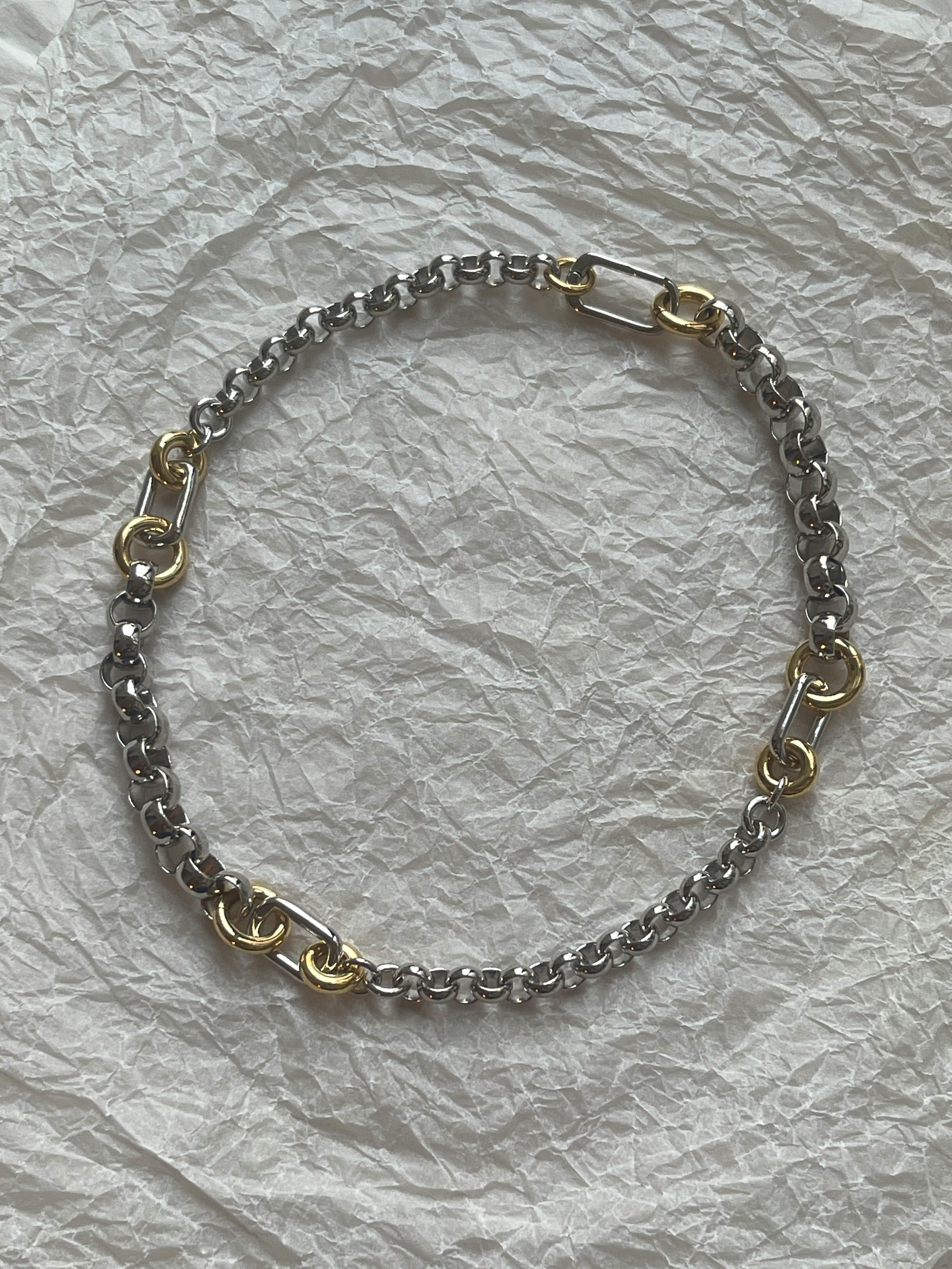 Laura Lombardi Two Tone Pietra Necklace