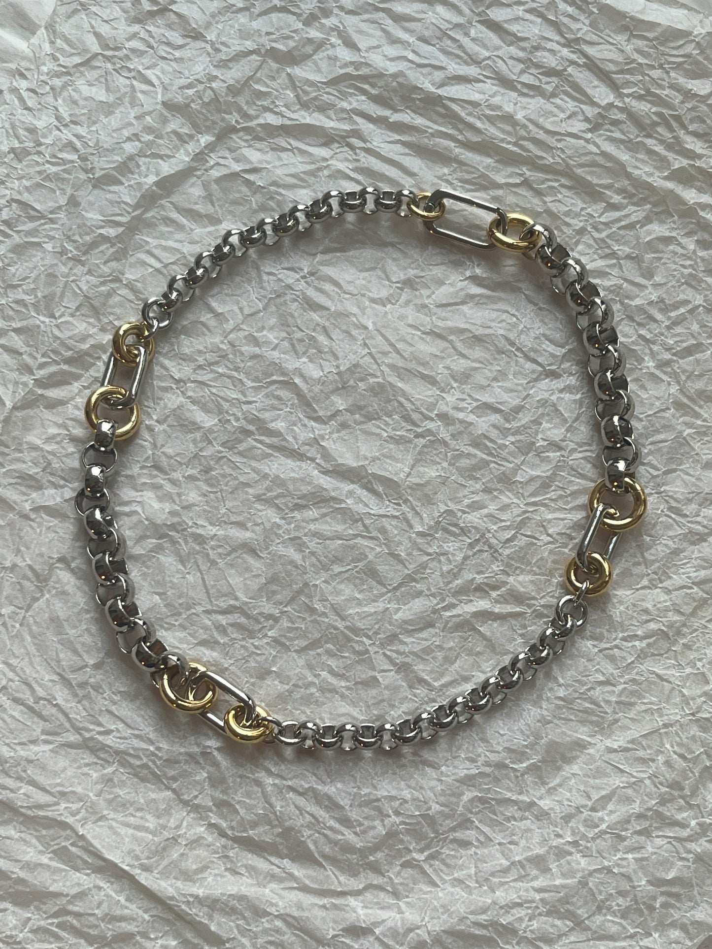 Laura Lombardi Two Tone Pietra Necklace