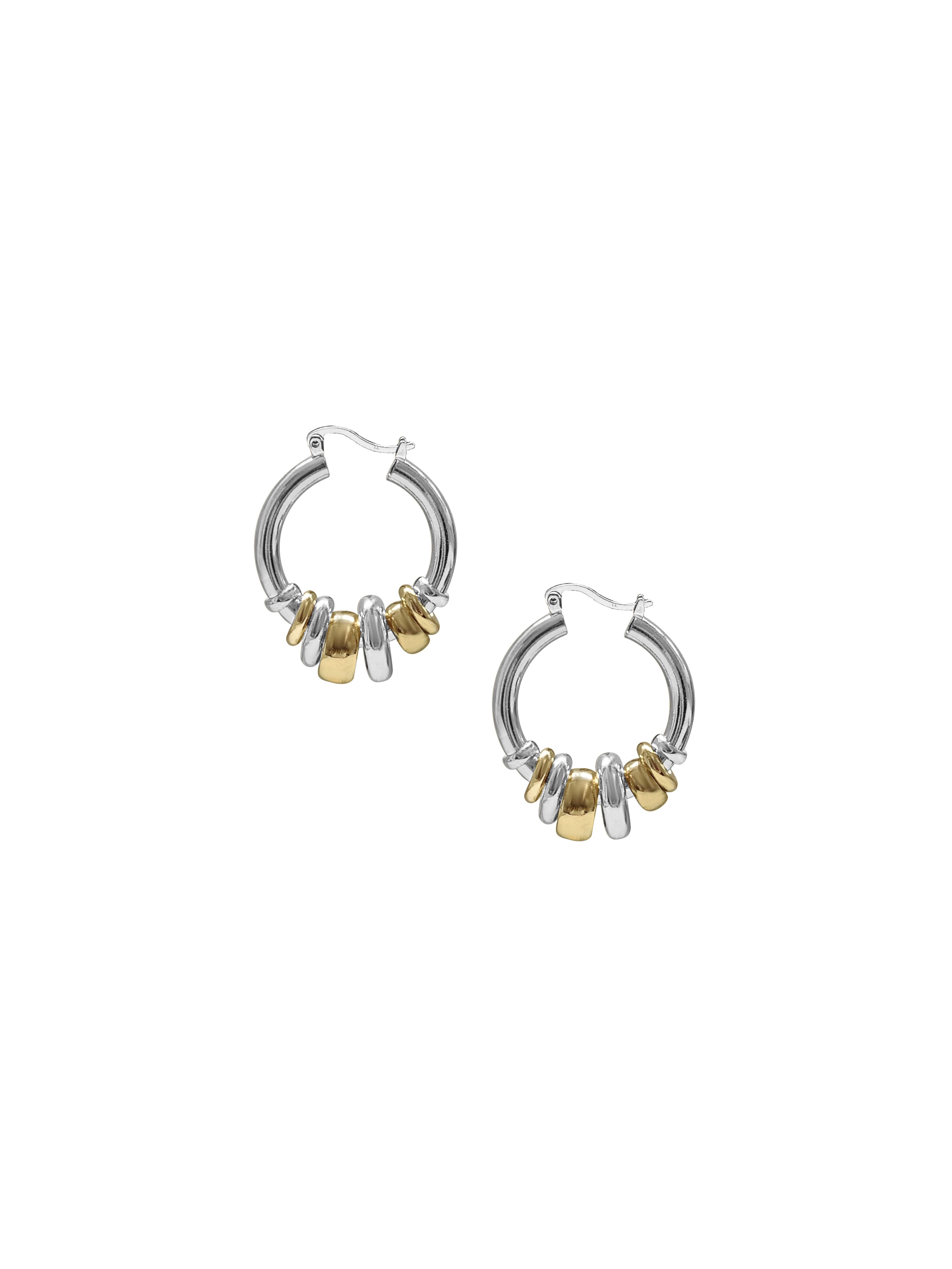 Laura Lombard Two Tone Radda Earrings