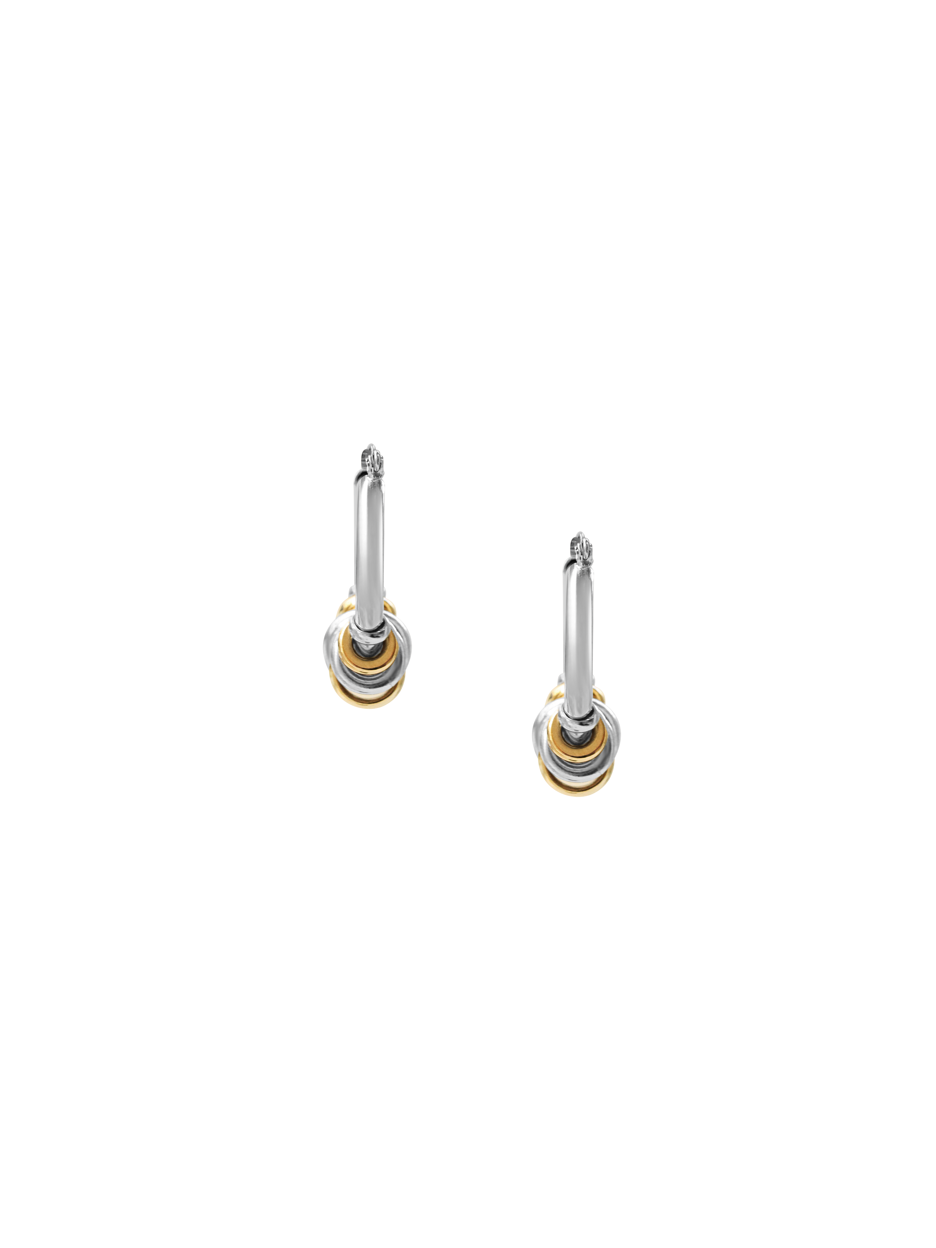 Laura Lombardi Two Tone Radda Earrings